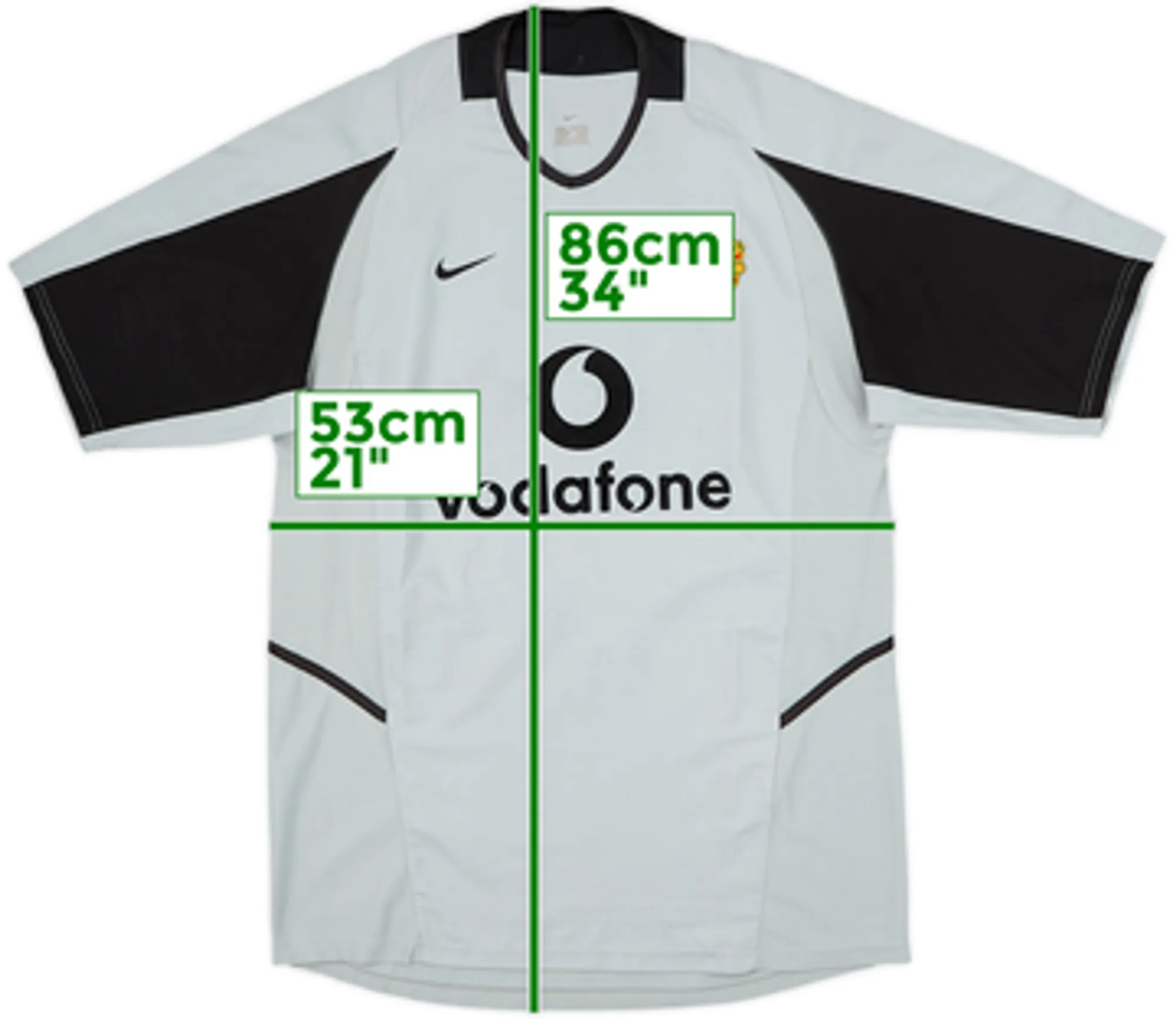 2002-04 Manchester United GK S/S Shirt - 6/10 - (L)