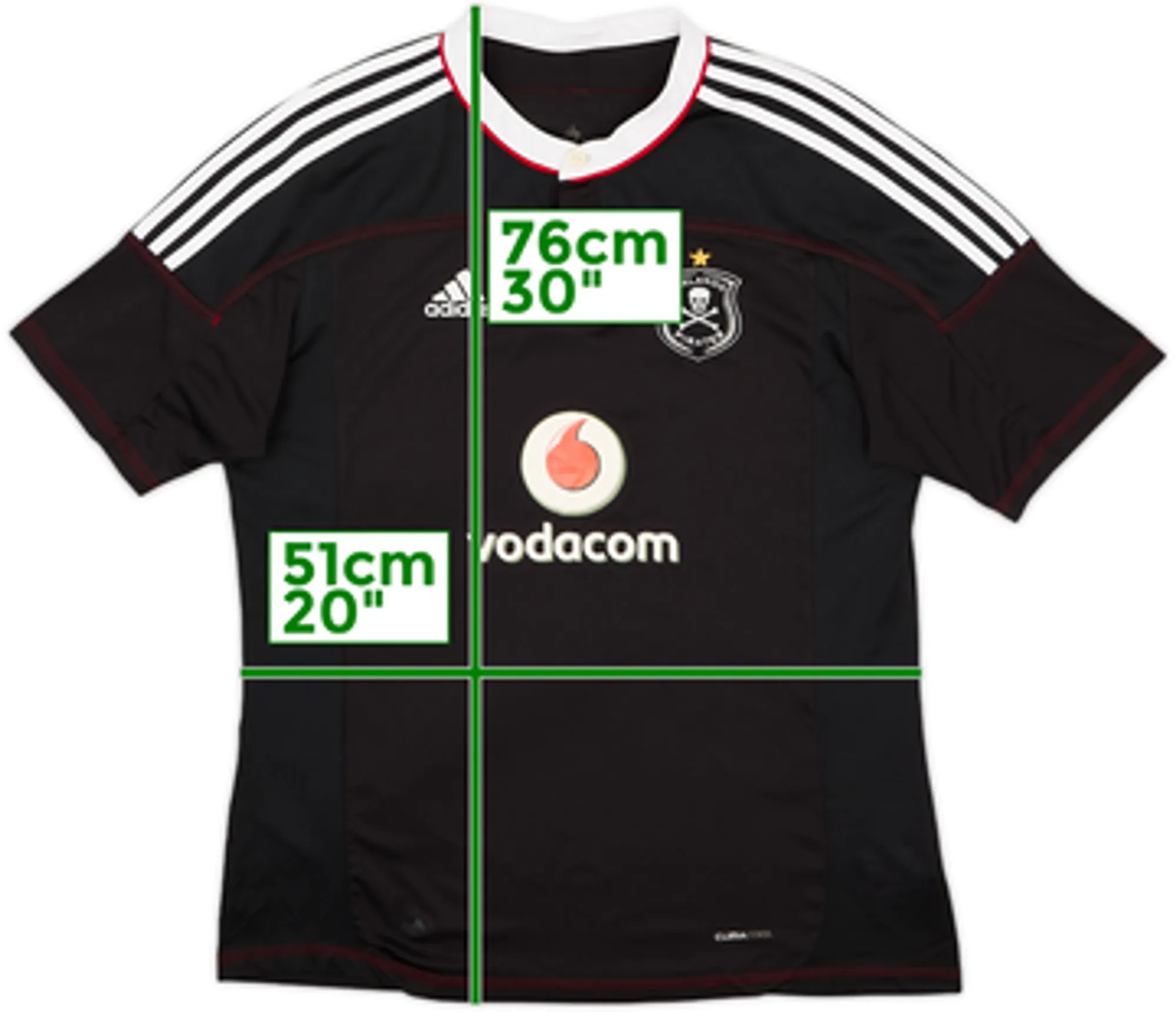 2011-12 Orlando Pirates Home Shirt - 7/10 - (L)