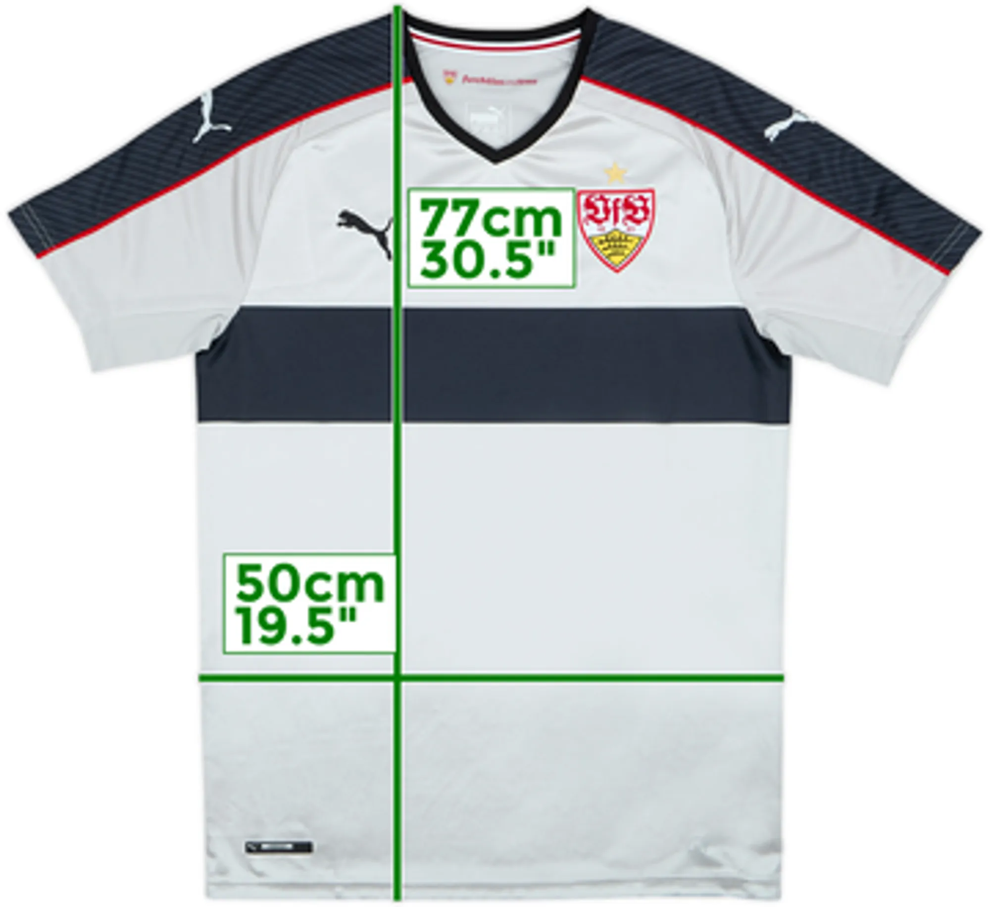 2016-17 Stuttgart Third Shirt - 9/10 - (M)