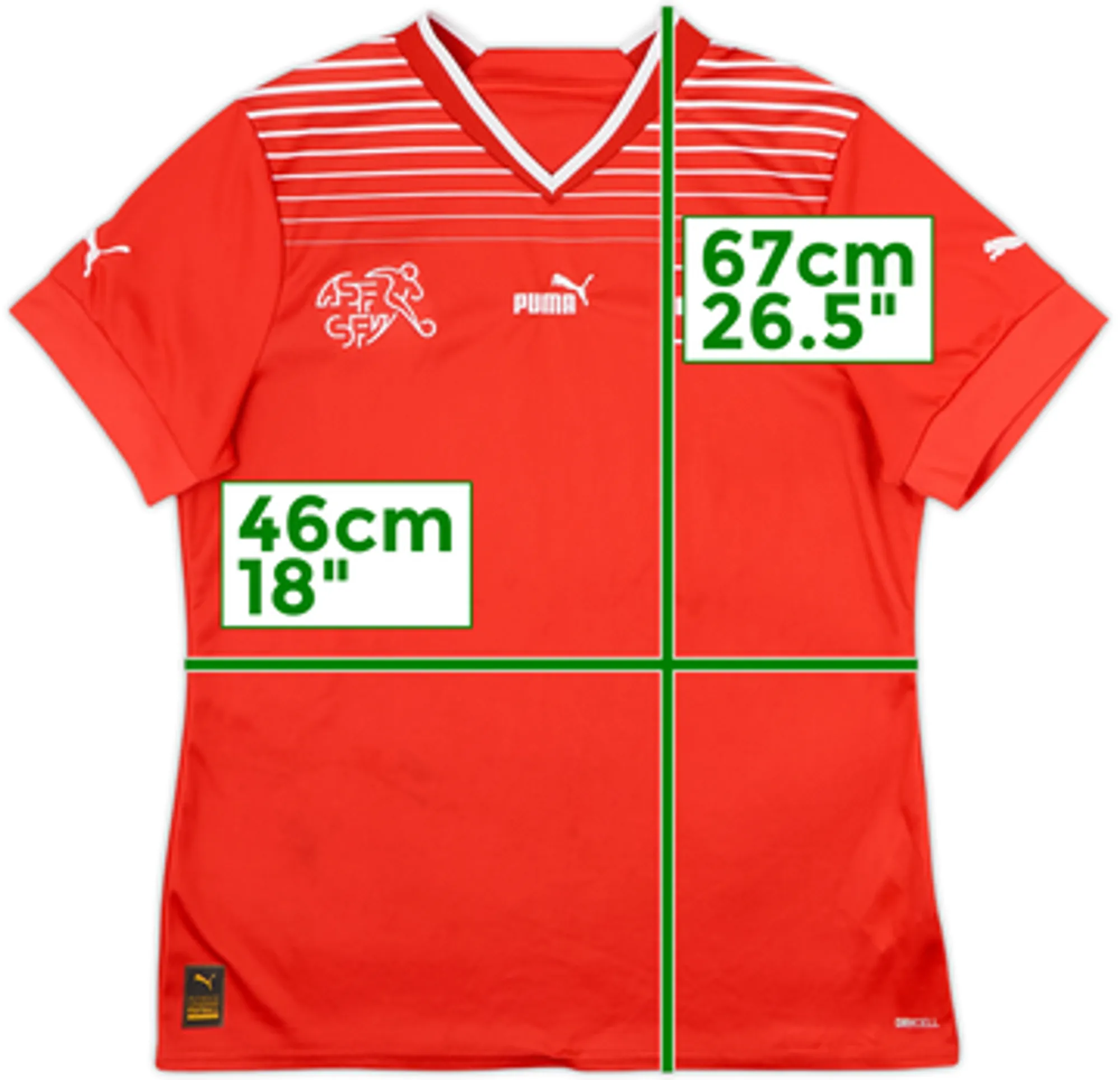 2022-23 Switzerland Home Shirt - 8/10 - (Women's M)