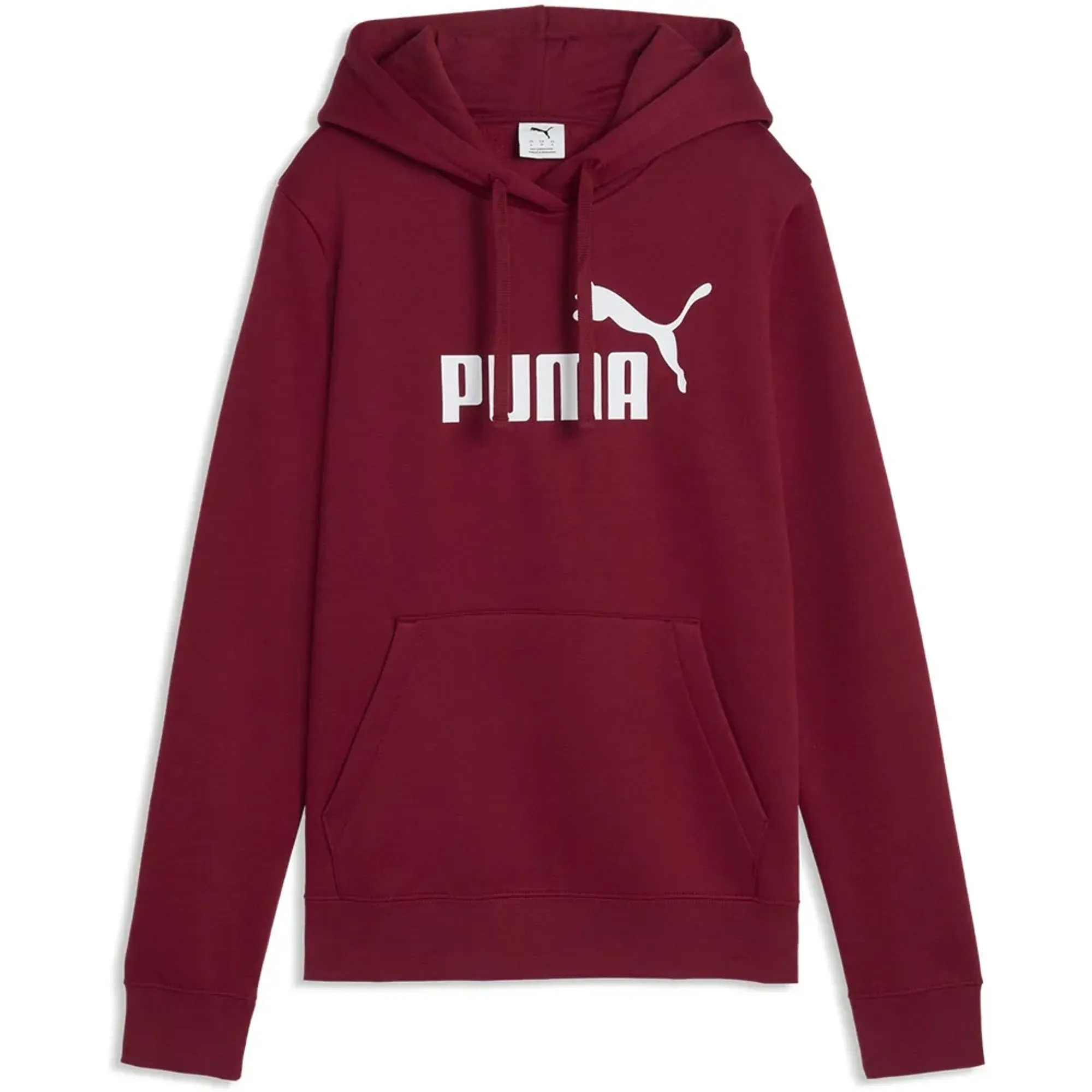 PUMA ESS No. 1 Logo Hoodie Women in Red | Size Large