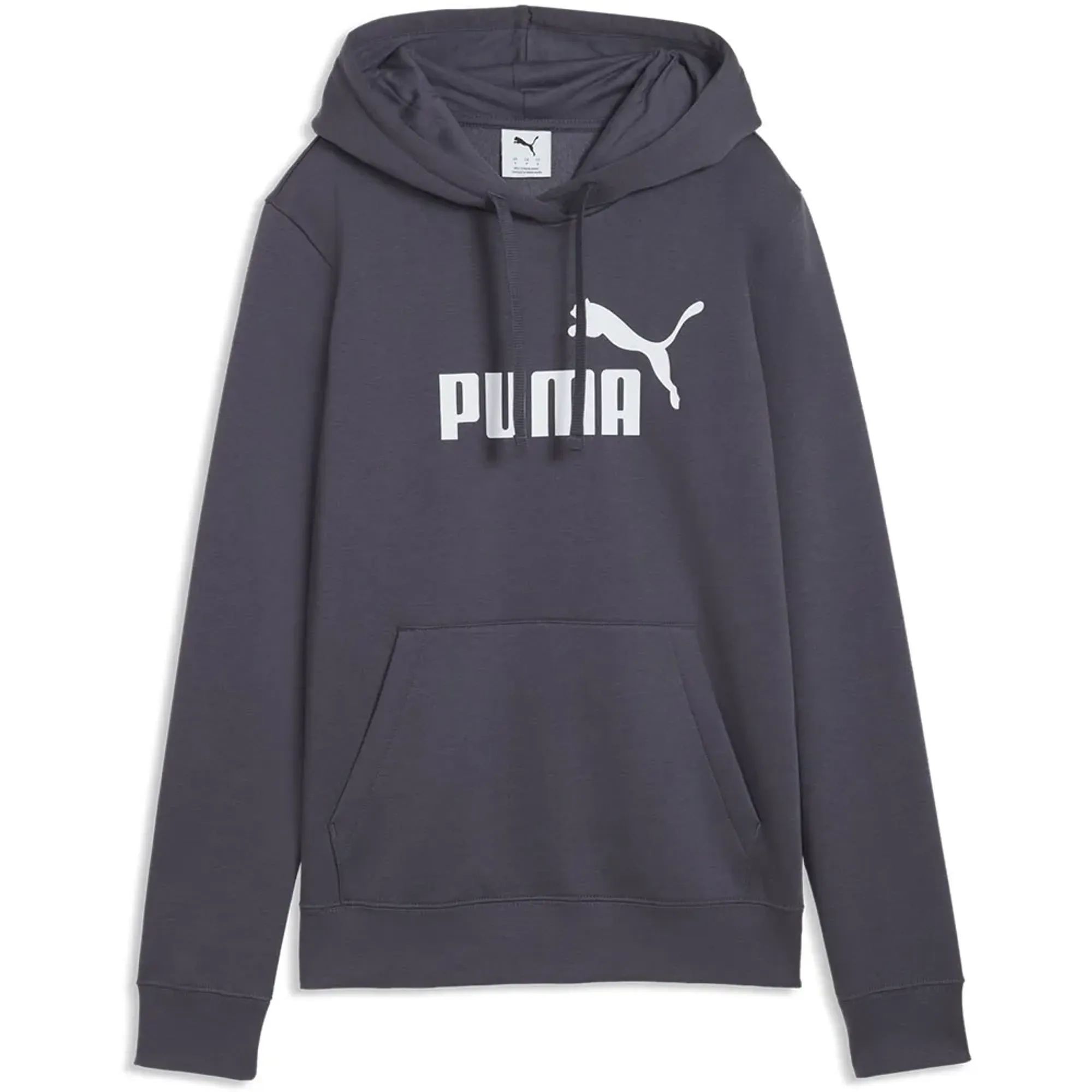 PUMA ESS No. 1 Logo Hoodie Women in Gray | Size XL