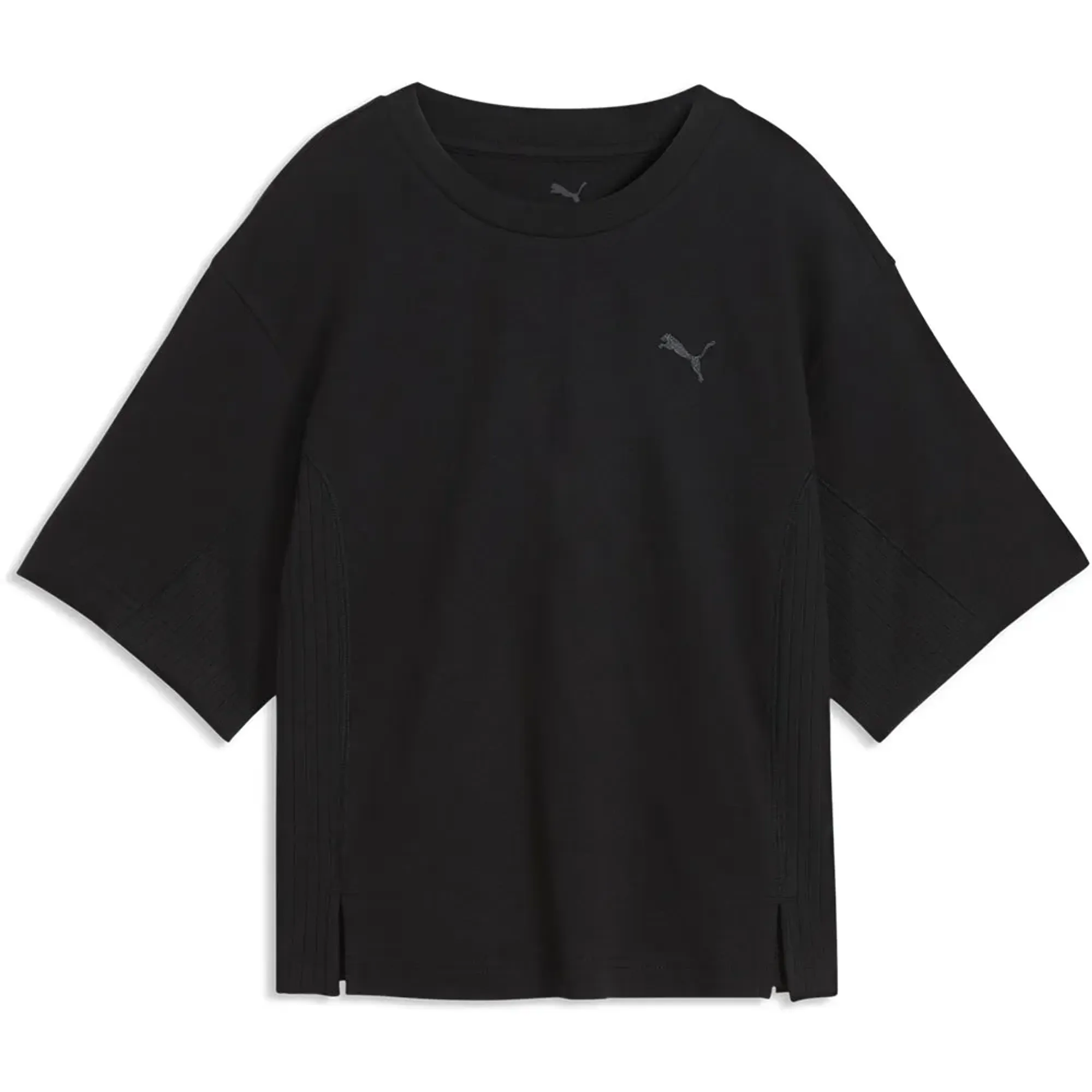 PUMA HER Relaxed T-Shirt Women in Black | Size Large