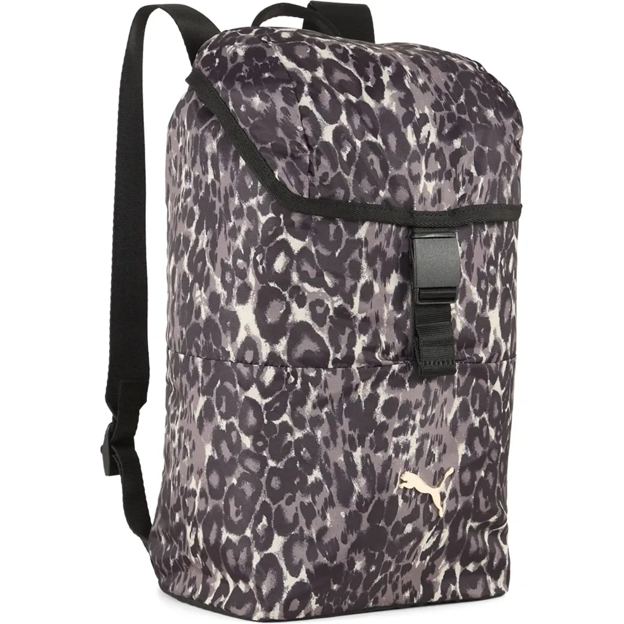 Puma Pop Small 12.5l - Puma Black / Leopard Aop