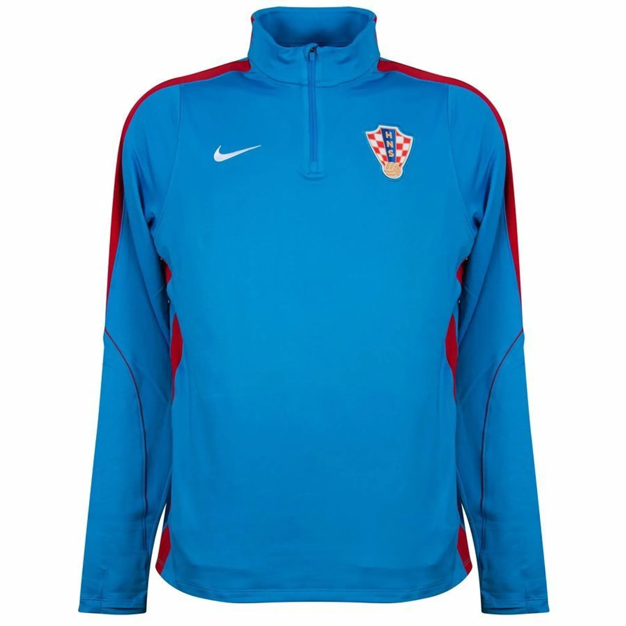 Nike Croatia Dri-Fit Strike 1/4 Zip L/S Drill Top - Laser Blue - 2026