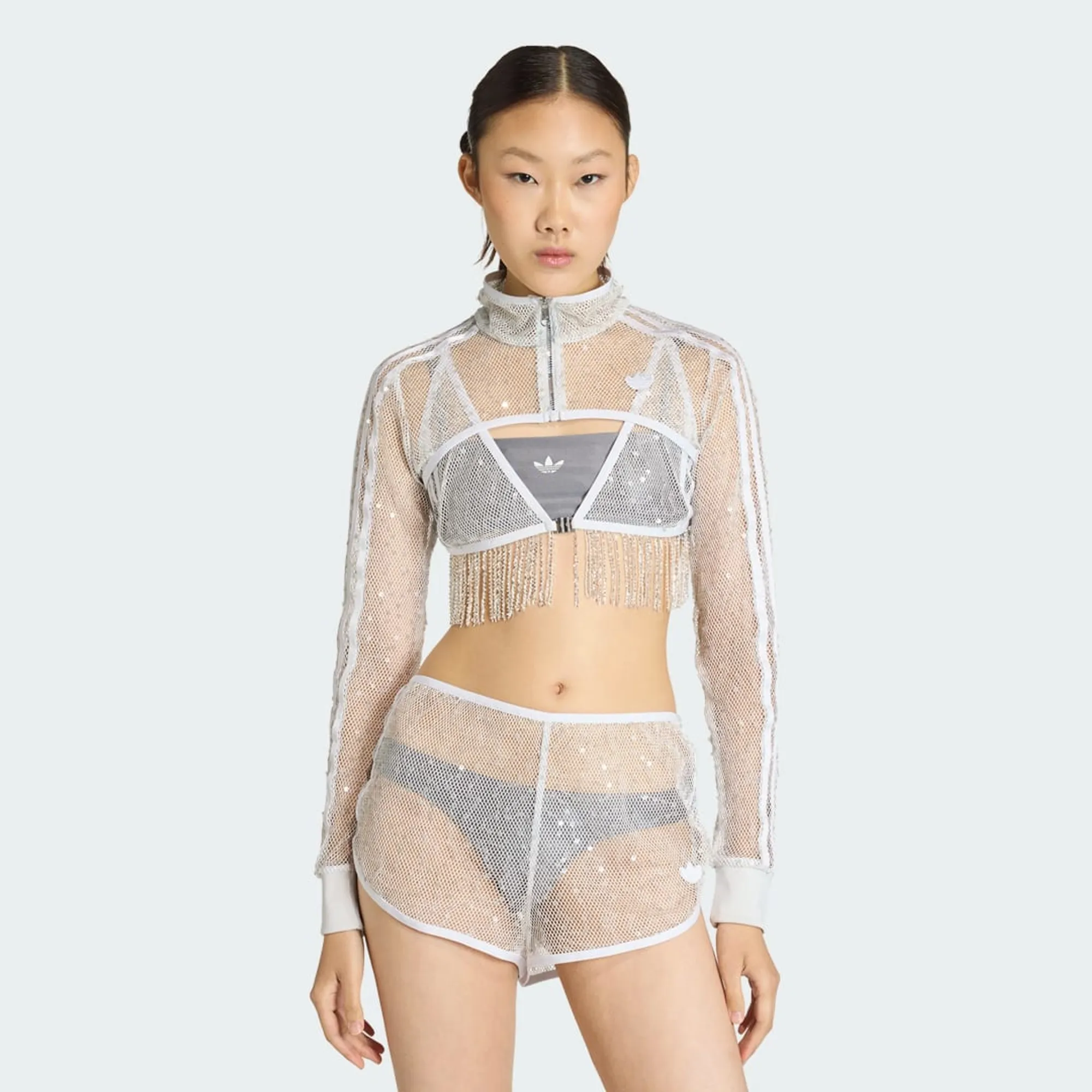 adidas SUNSET RHYTHMS - SHORT SPARKLING BOLERO Tracksuit Top