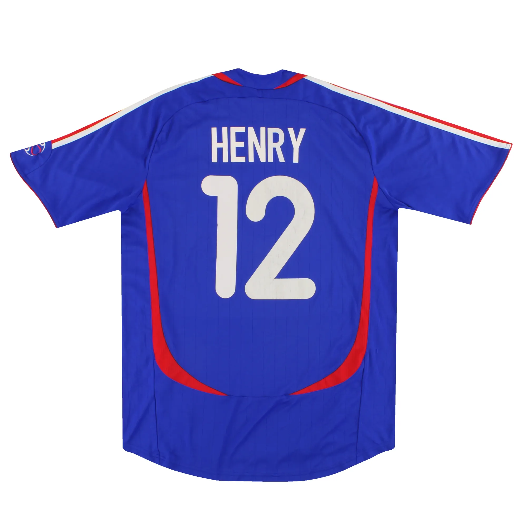 2006-07 France adidas Home Shirt Henry #12 M - France / Excellent