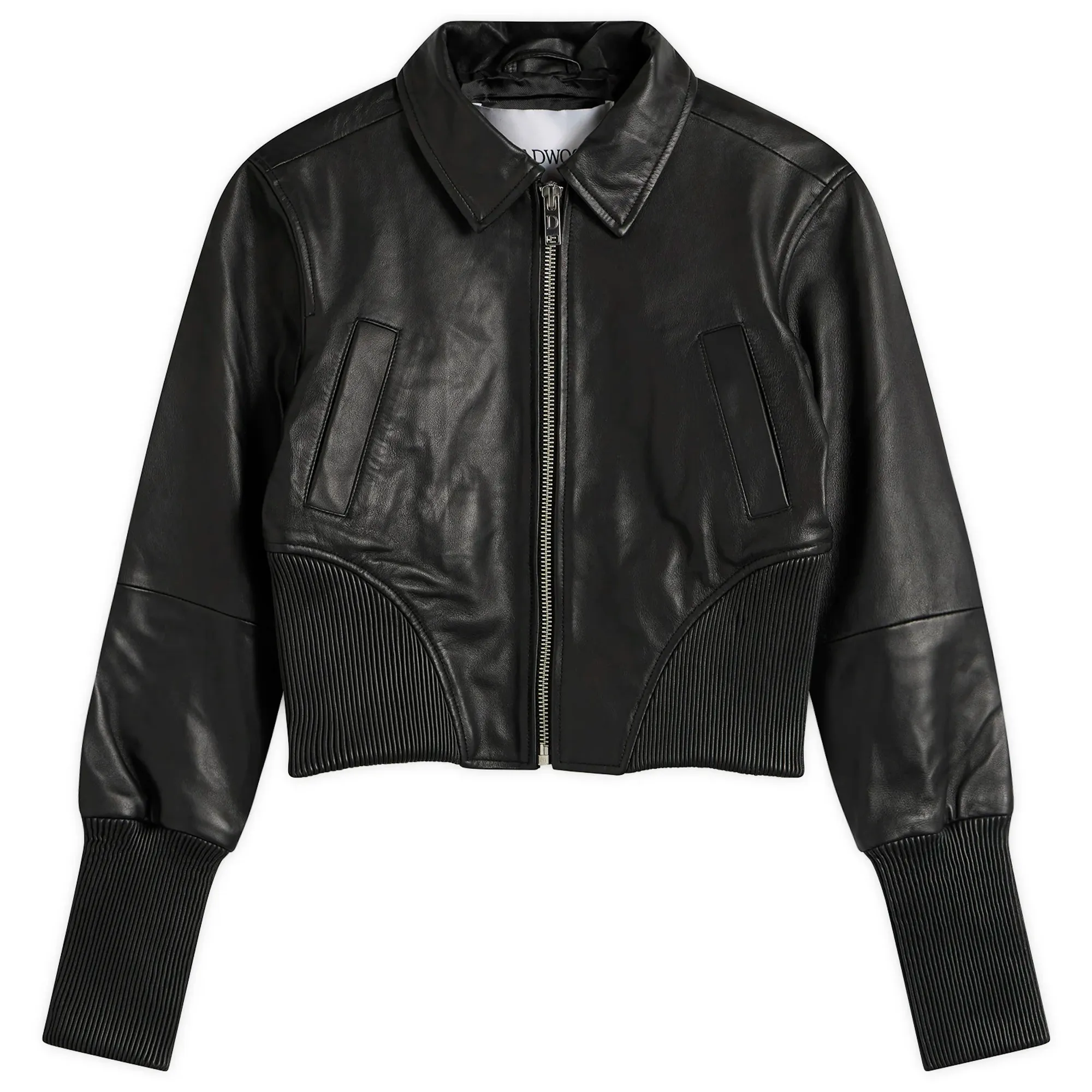 Deadwood Women's Angel Recycled Leather Jacket Black