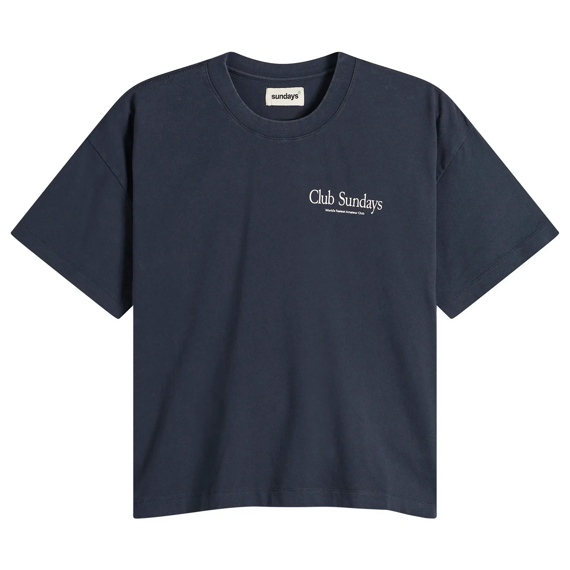 Sundays Men's Track Tee Navy