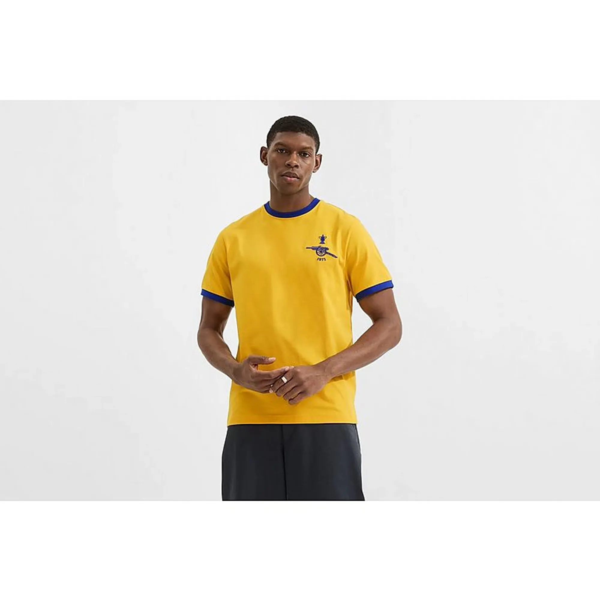 Arsenal Classics 1971 FA Cup Away Shirt, Yellow