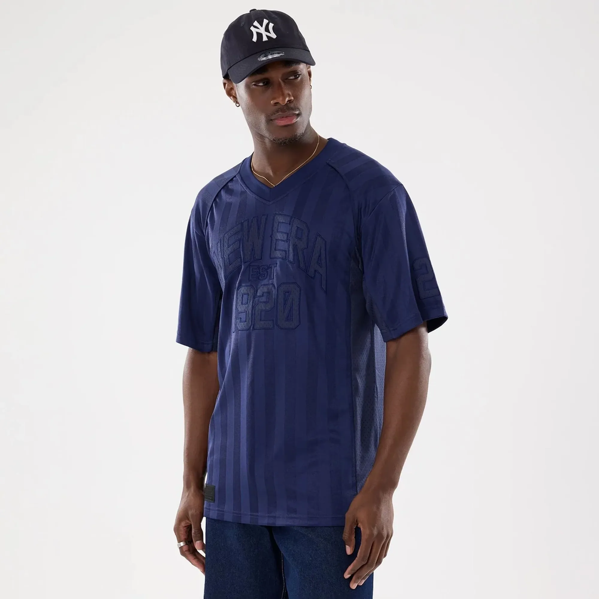 New Era Street Archived Navy Mesh Jersey adult unisex