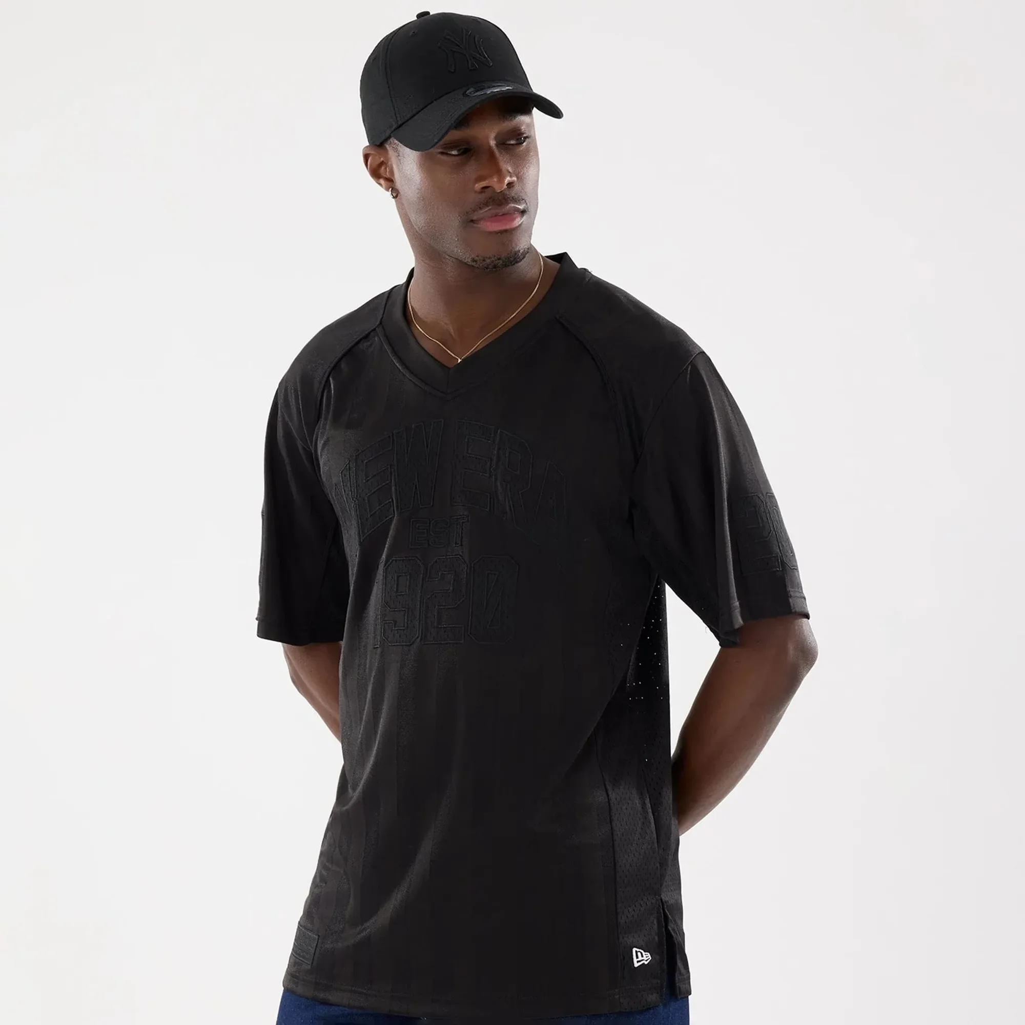 New Era Street Archived Black Mesh Jersey adult unisex