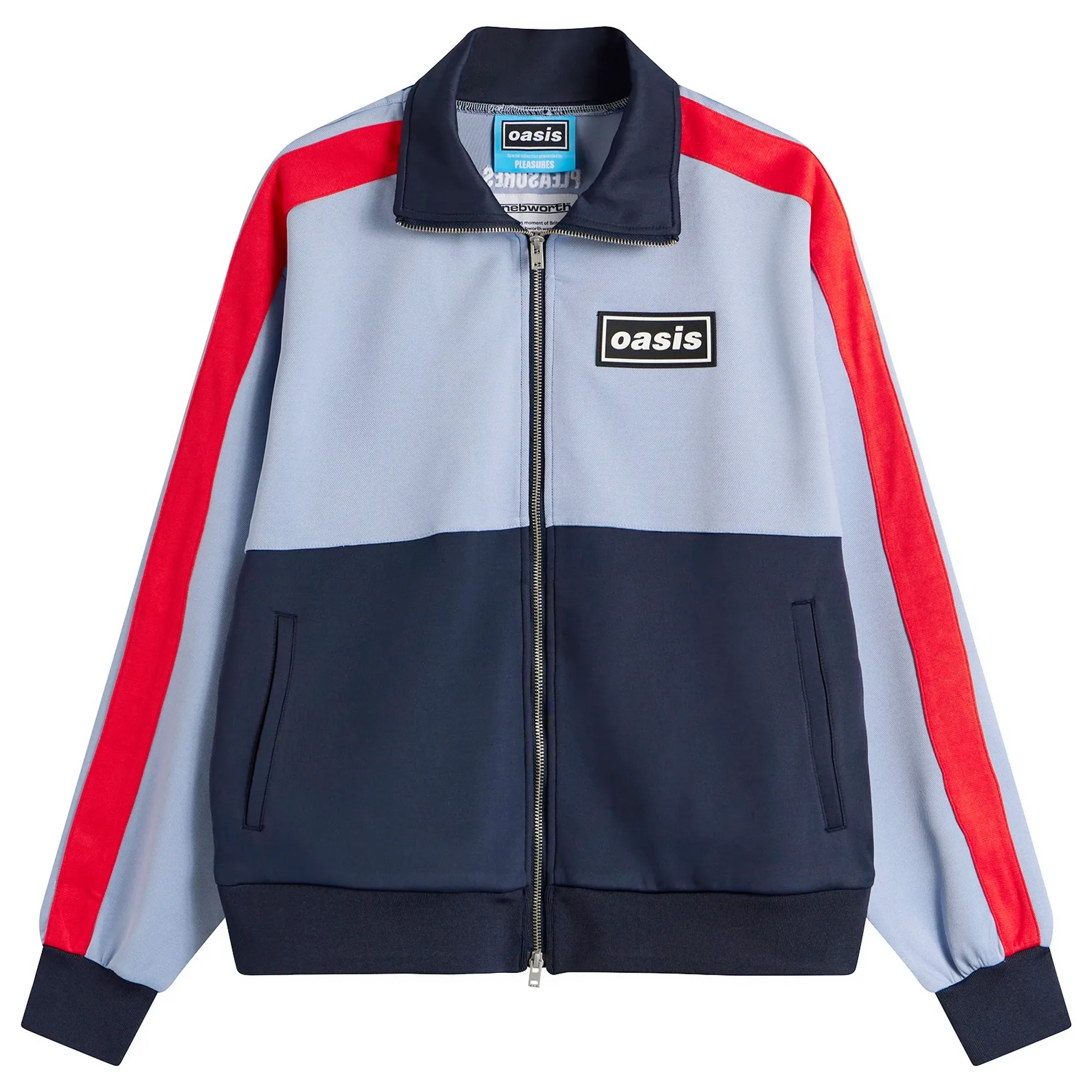 Pleasures Men's x Oasis Forever Track Jacket Powder Blue