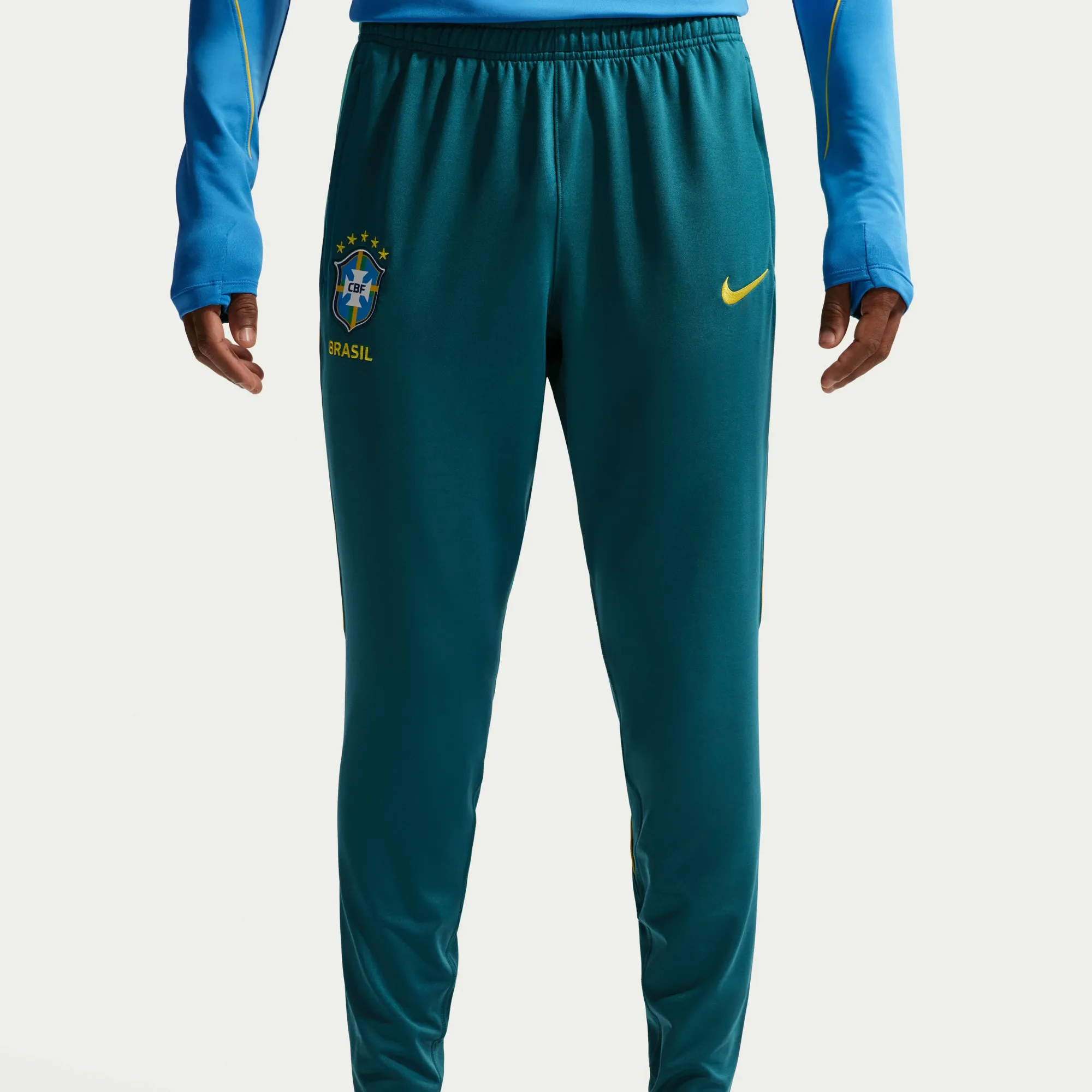 Nike Brazil Dri-Fit Strike Knitted Pants - Teal - 2026-2027