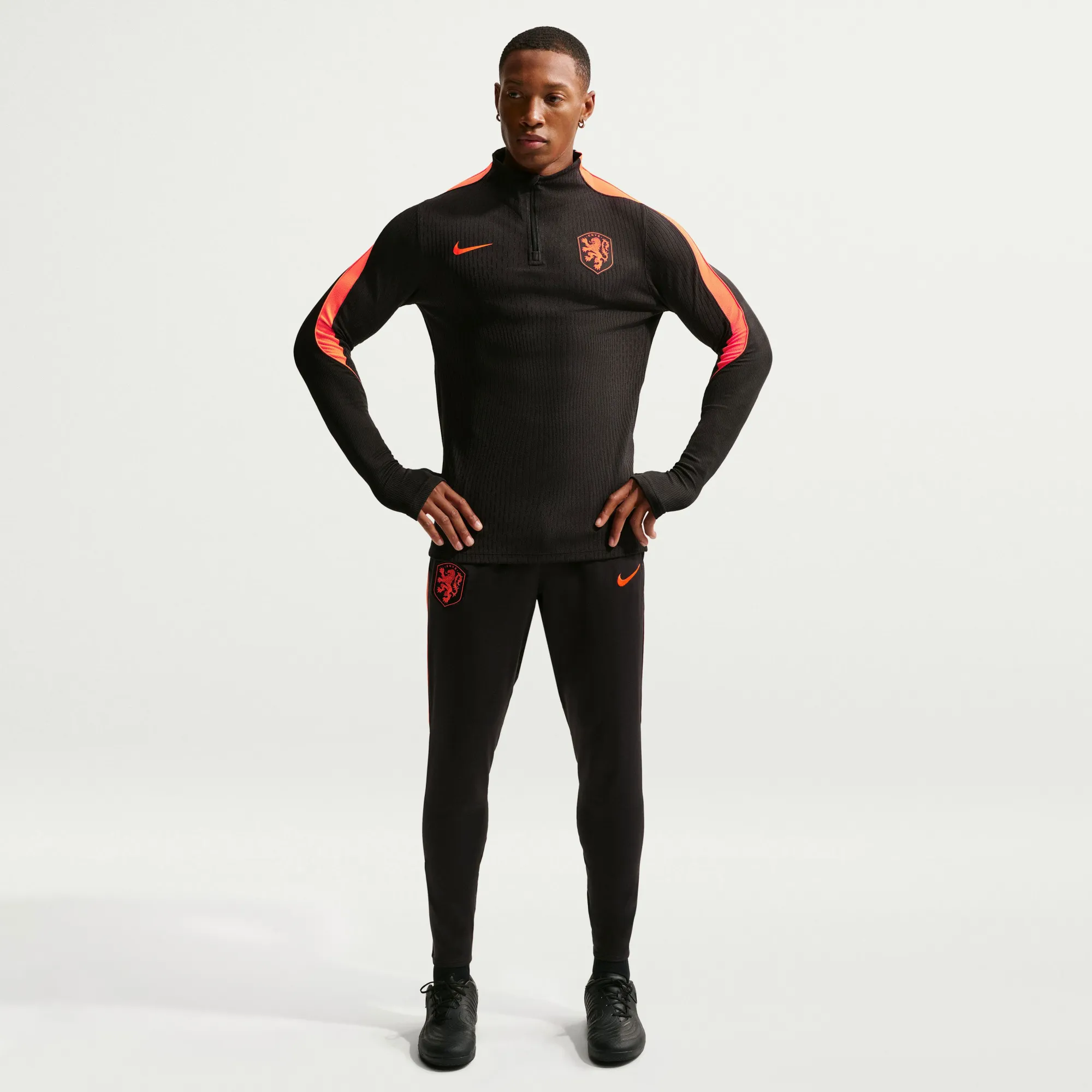 Nike Holland Dri-Fit ADV Elite Strike 1/4 Zip L/S Drill Top - Black - 2026-2027