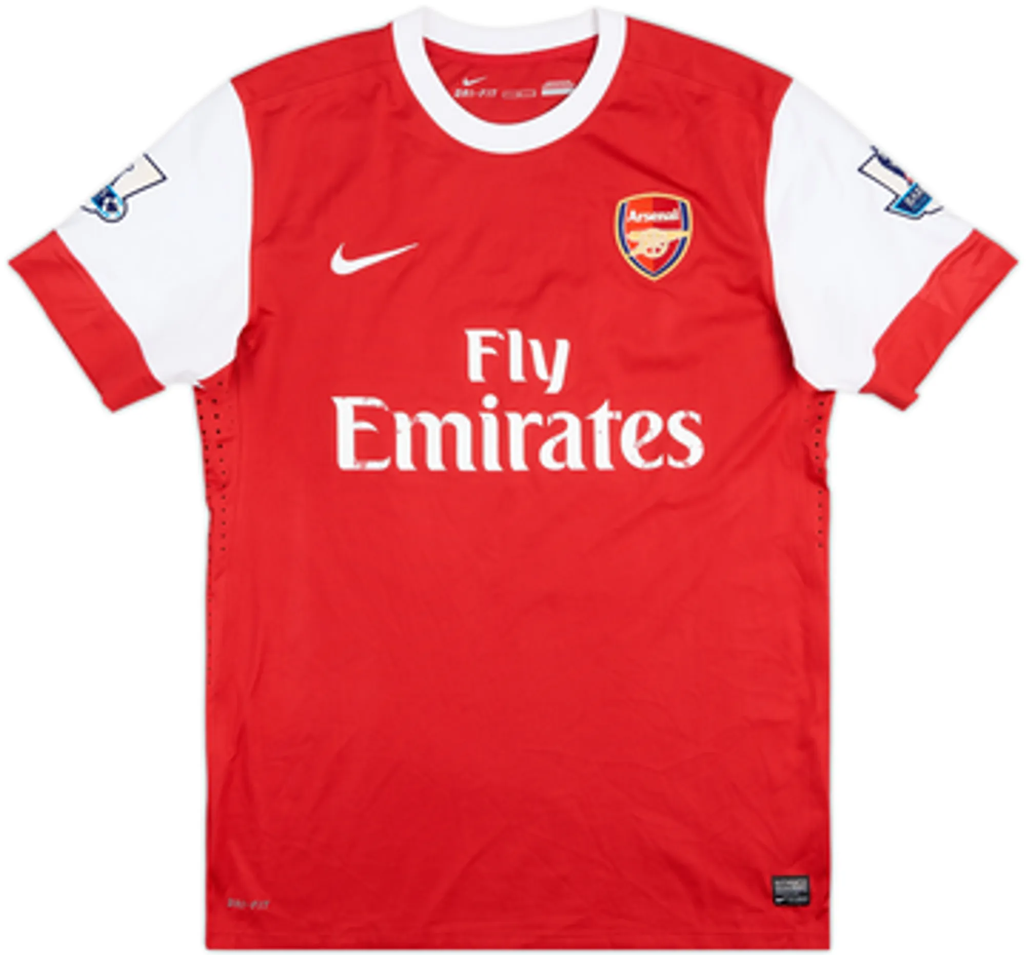 2010-11 Arsenal Player Issue Home Shirt Djourou #20 - 5/10 - (L)