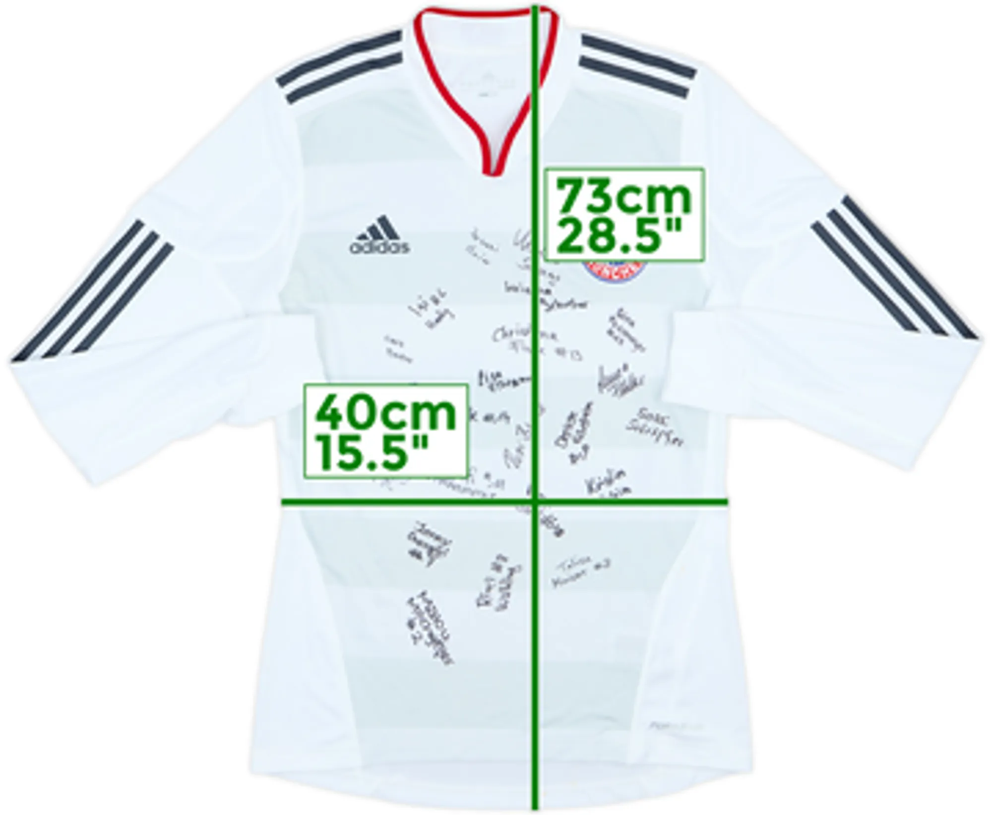 2010-11 Bayern Munich Signed Player Issue Away L/S Shirt - 8/10 - (S)