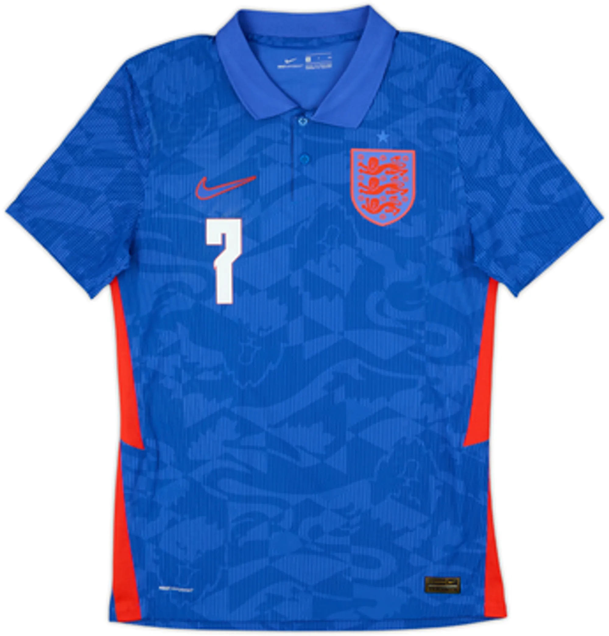 2020-21 England Authentic Away Shirt Grealish #7 - 9/10 - (S)