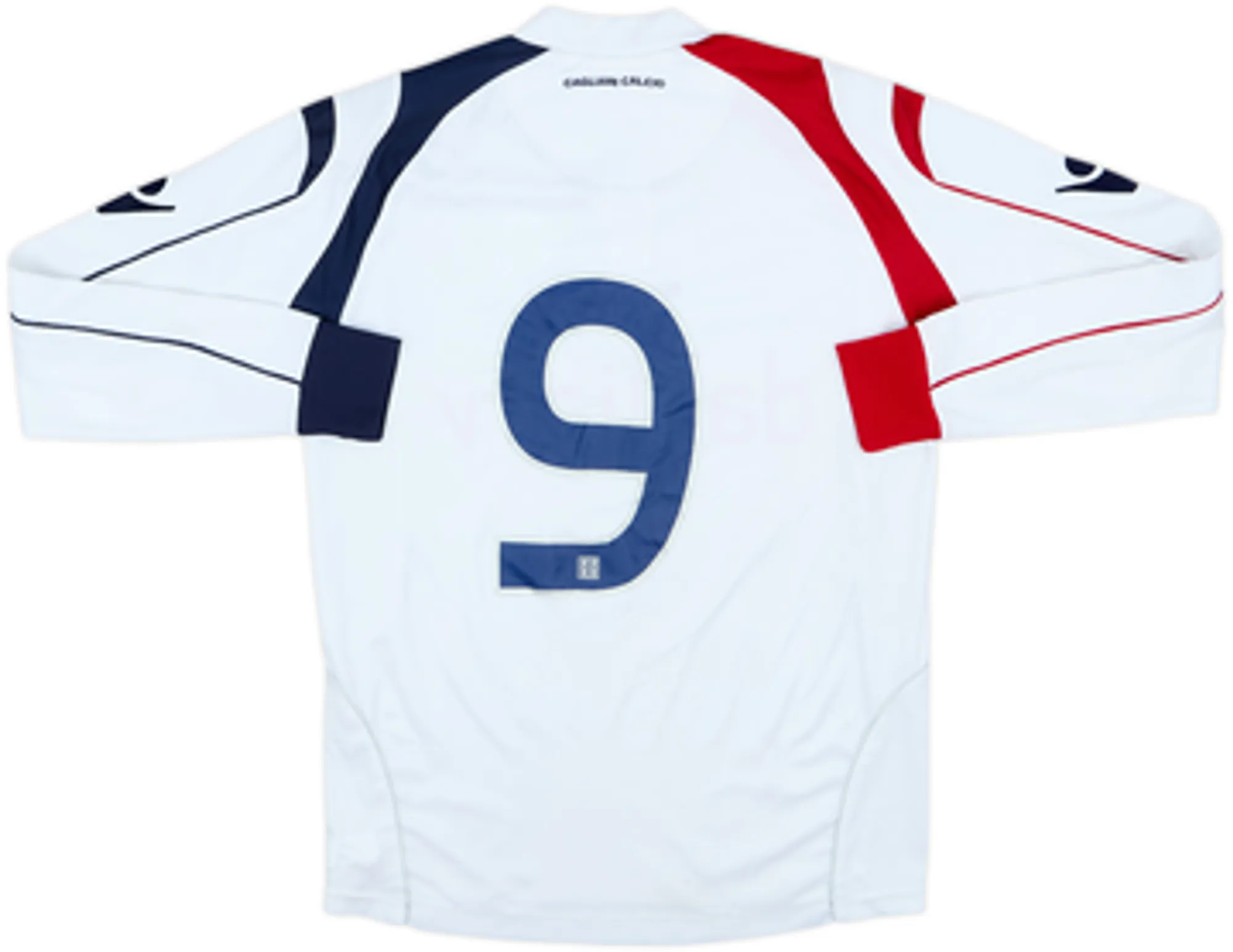 2009-10 Cagliari Away L/S Shirt #9 - 5/10 - (S)