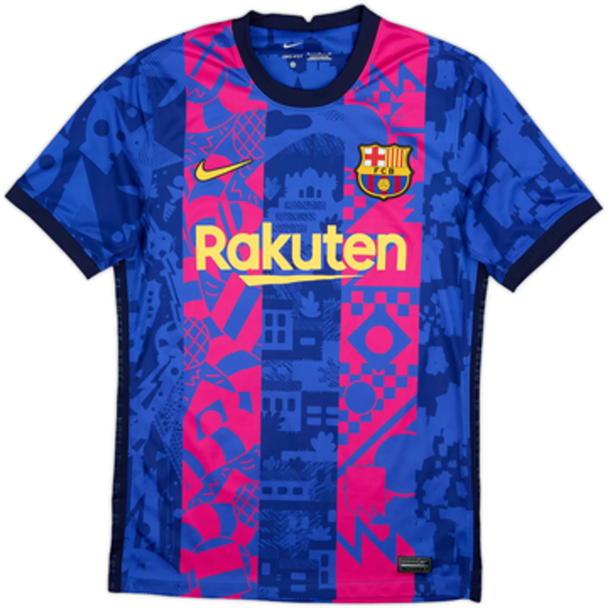 2021-22 Barcelona Third Shirt F.De Jong #21 - 7/10 - (S)