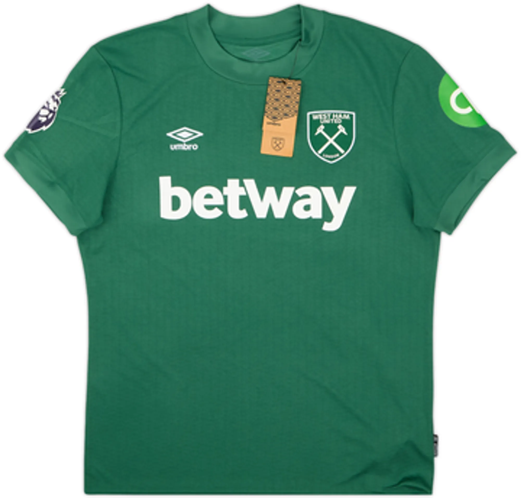 2024-25 West Ham GK S/S Shirt Foderingham #21 (L)