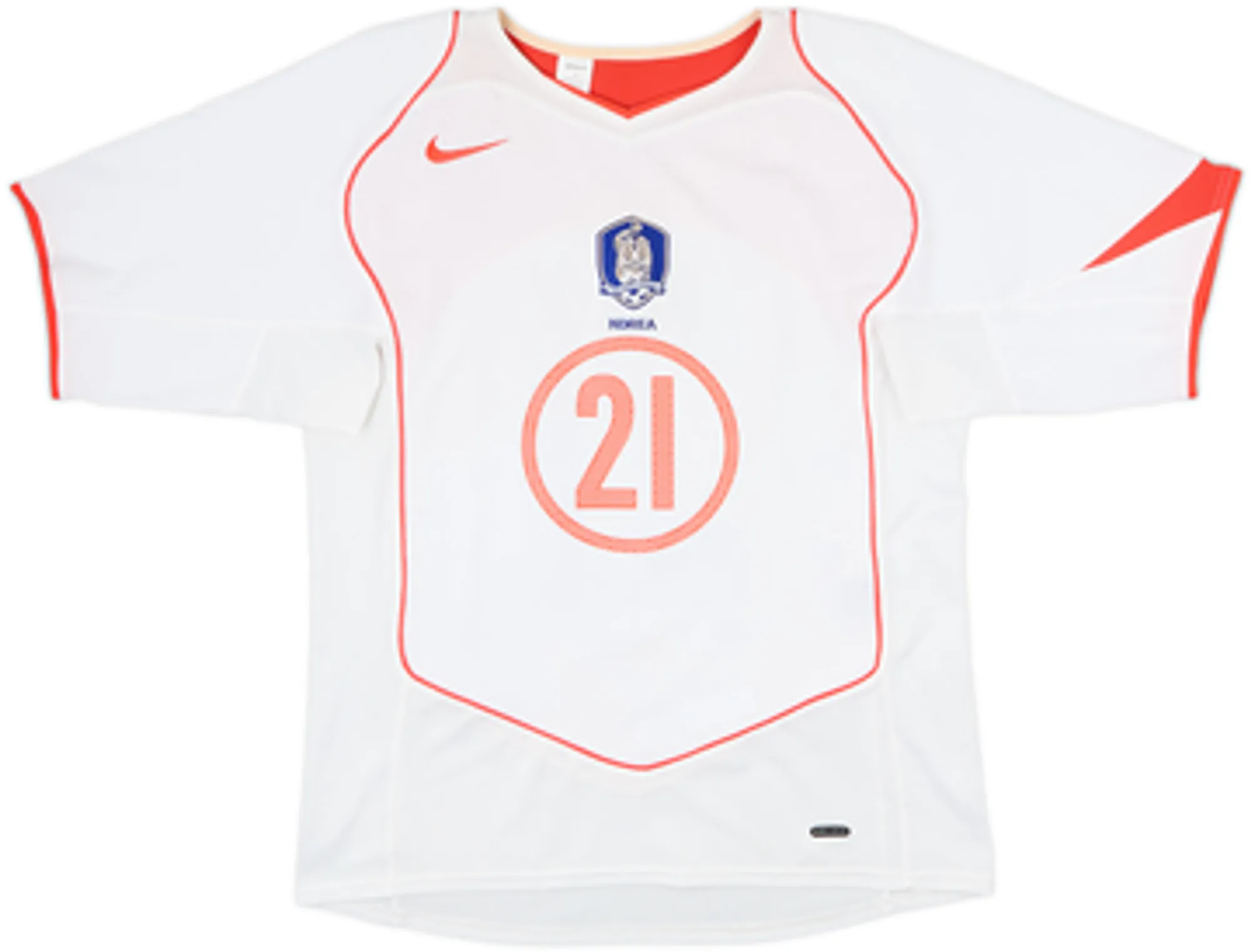 2004-06 South Korea Away Shirt J S Park #21 - 7/10 - (S/M)
