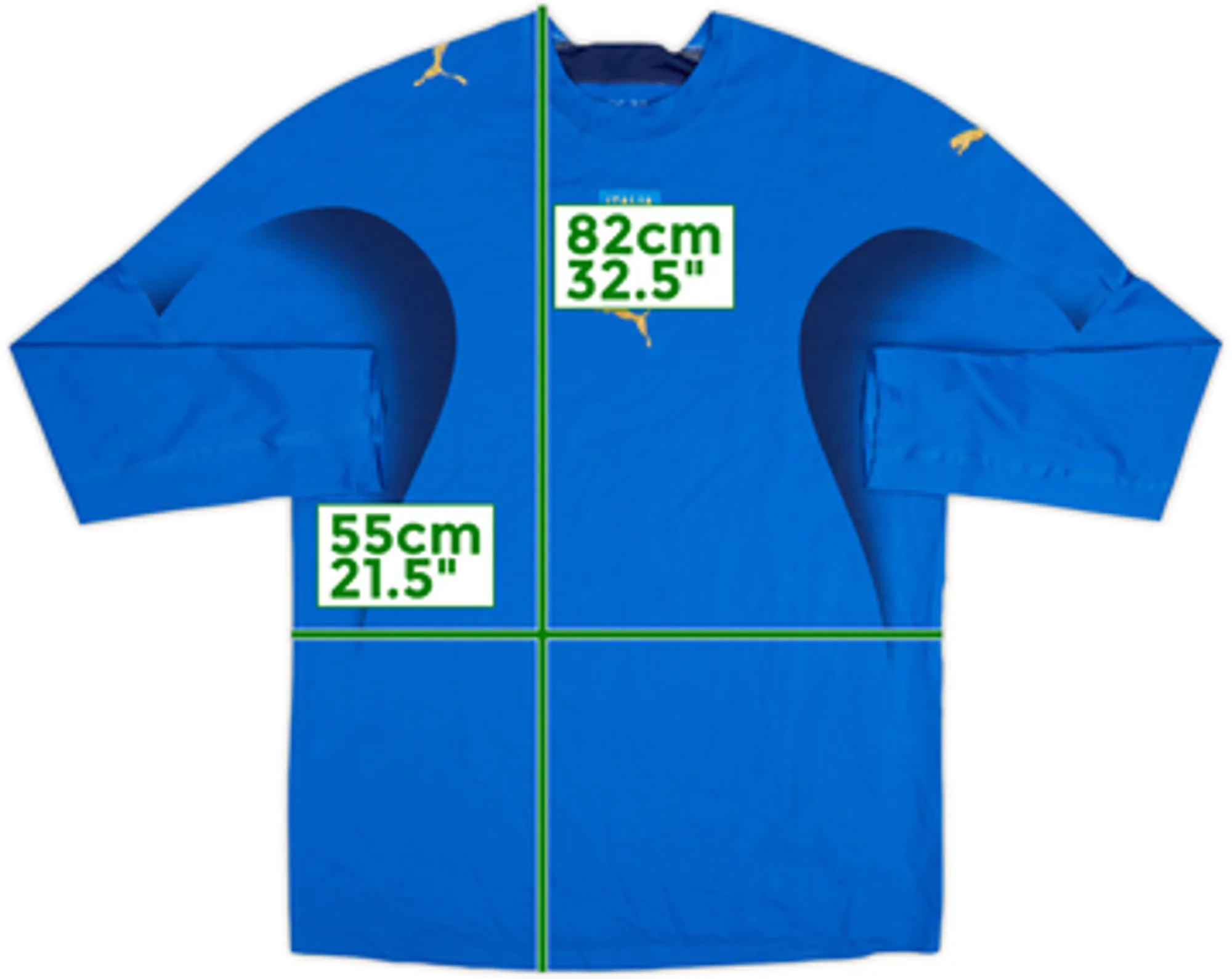 2006 Italy Player Issue Home L/S Shirt - 7/10 - (XL)
