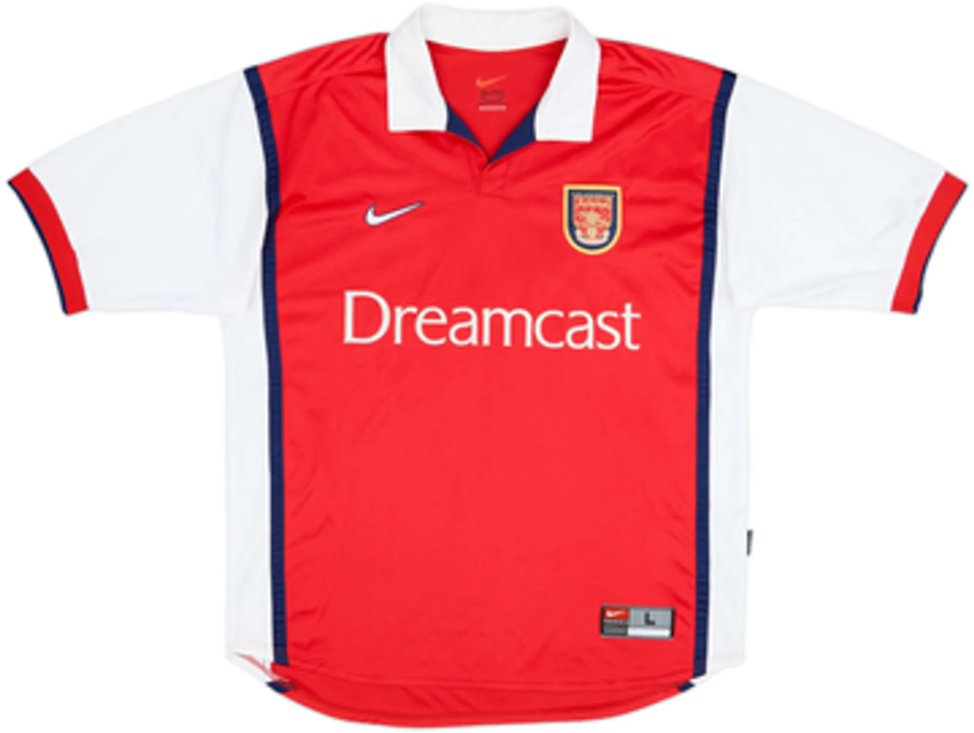 1999-00 Arsenal Home Shirt Bergkamp #10 - 8/10 - (M)
