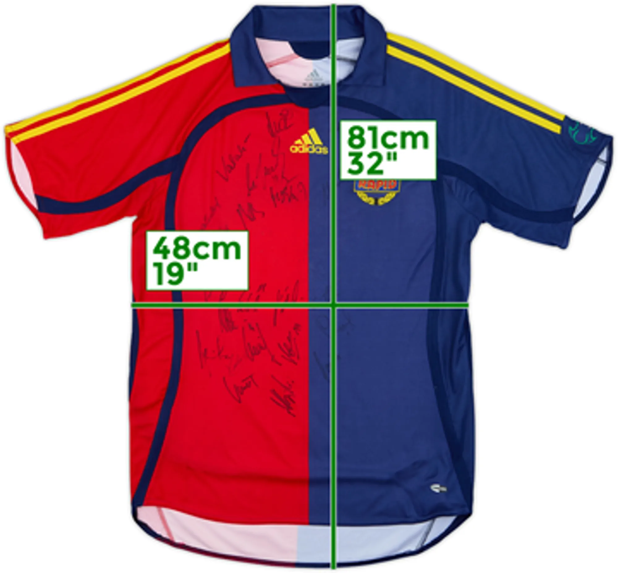 2006-07 Rapid Vienna Signed Away Shirt - 6/10 - (S)