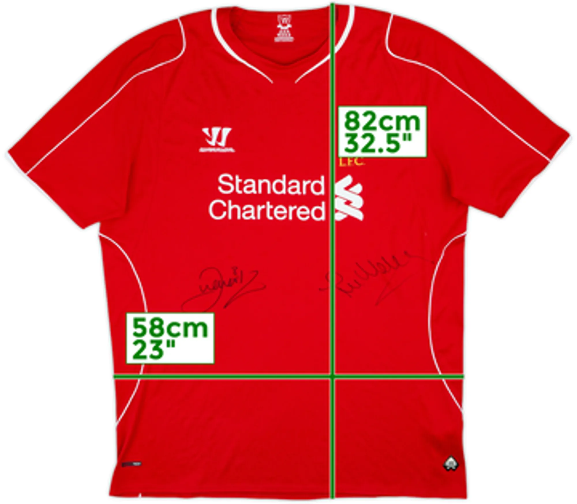 2014-15 Liverpool Signed Home Shirt - 7/10 - (XXL)