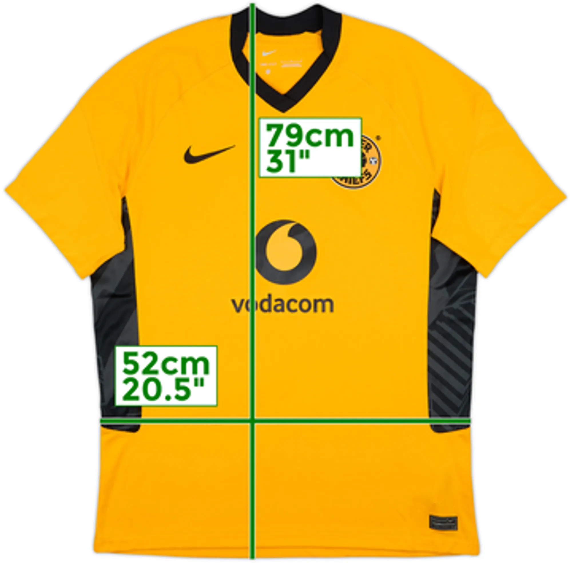 2021-22 Kaizer Chiefs Home Shirt - 8/10 - (L)