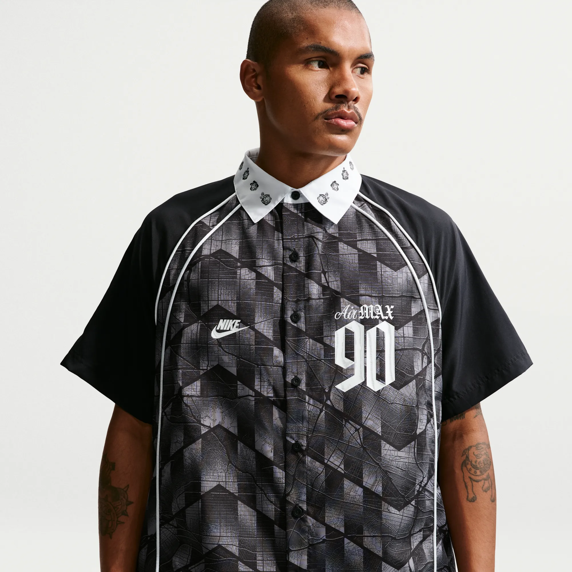 Nike SB Mad 90 Pack 'Hypervenom' Nike SB Dri-FIT Bowler Short-Sleeve Top - Black