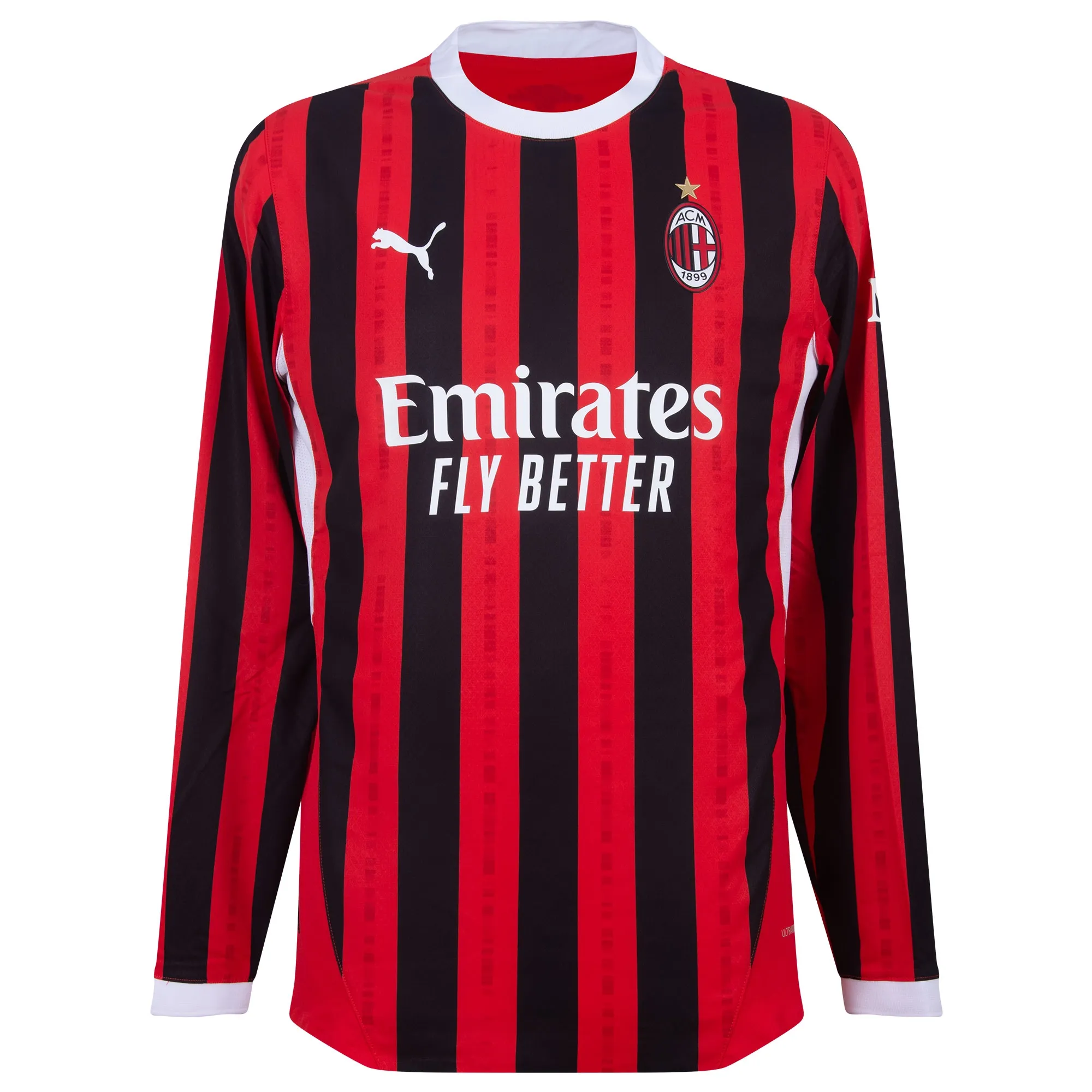 Puma AC Milan Authentic Home L/S Shirt 2025-2026