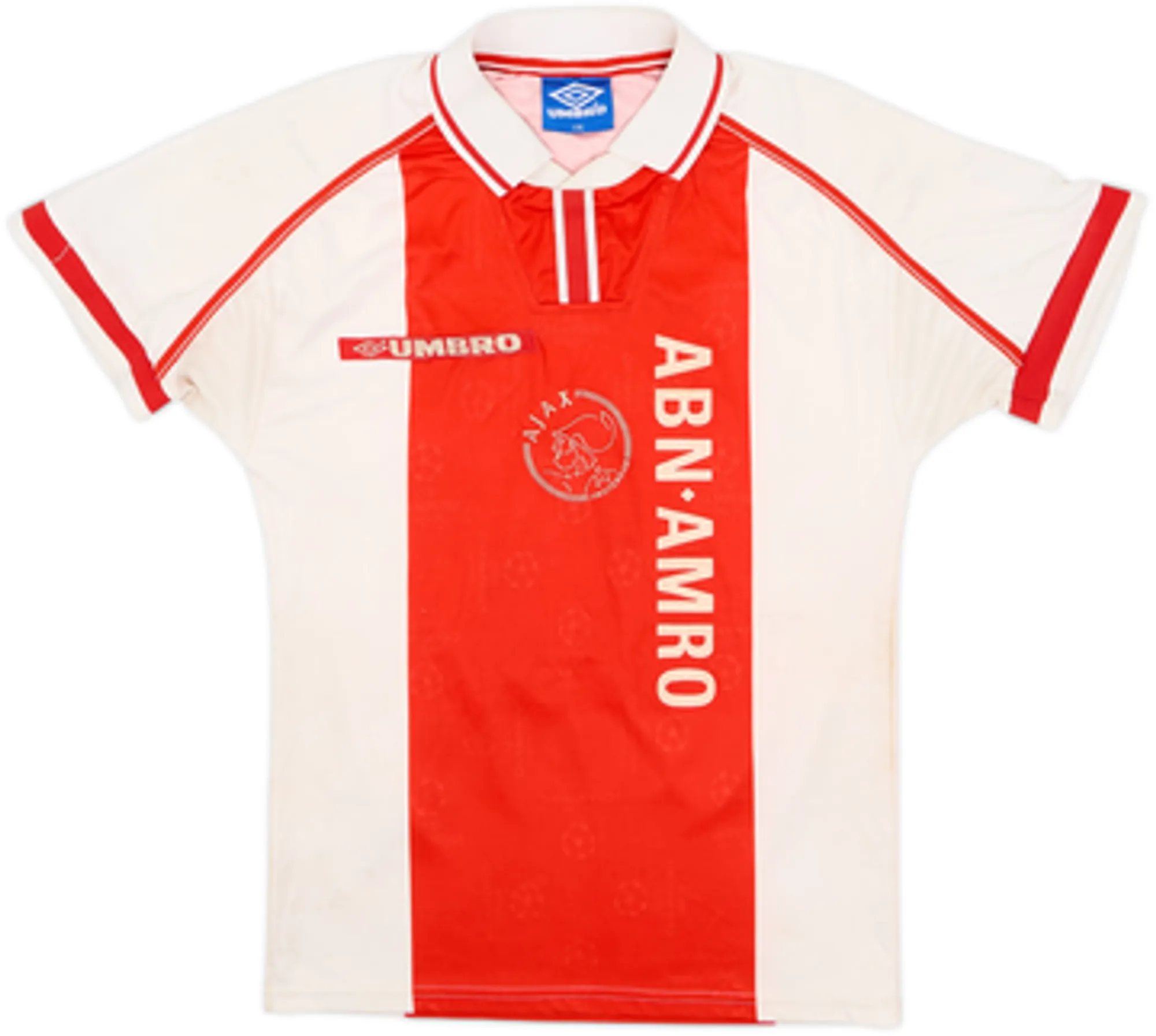 1998-99 Ajax Home Shirt F. De Boer #4 - 7/10 - (Y)