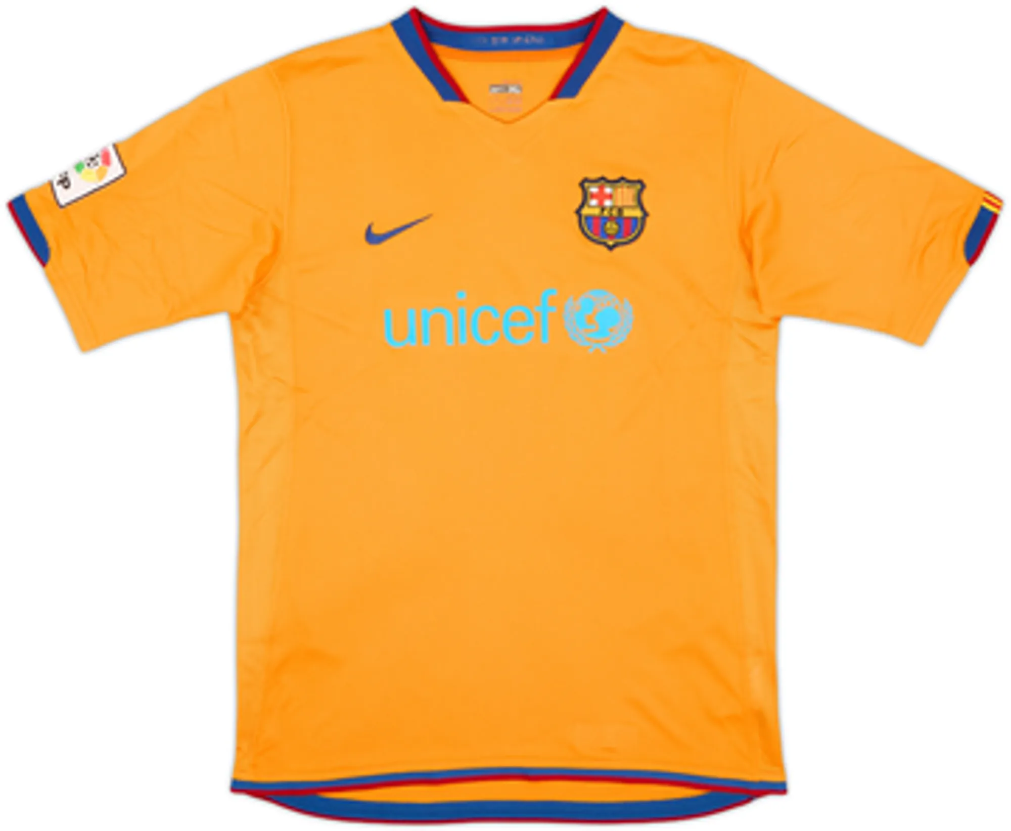 2006-08 Barcelona Away Shirt Messi #19 - 9/10 - (XL.Boys)