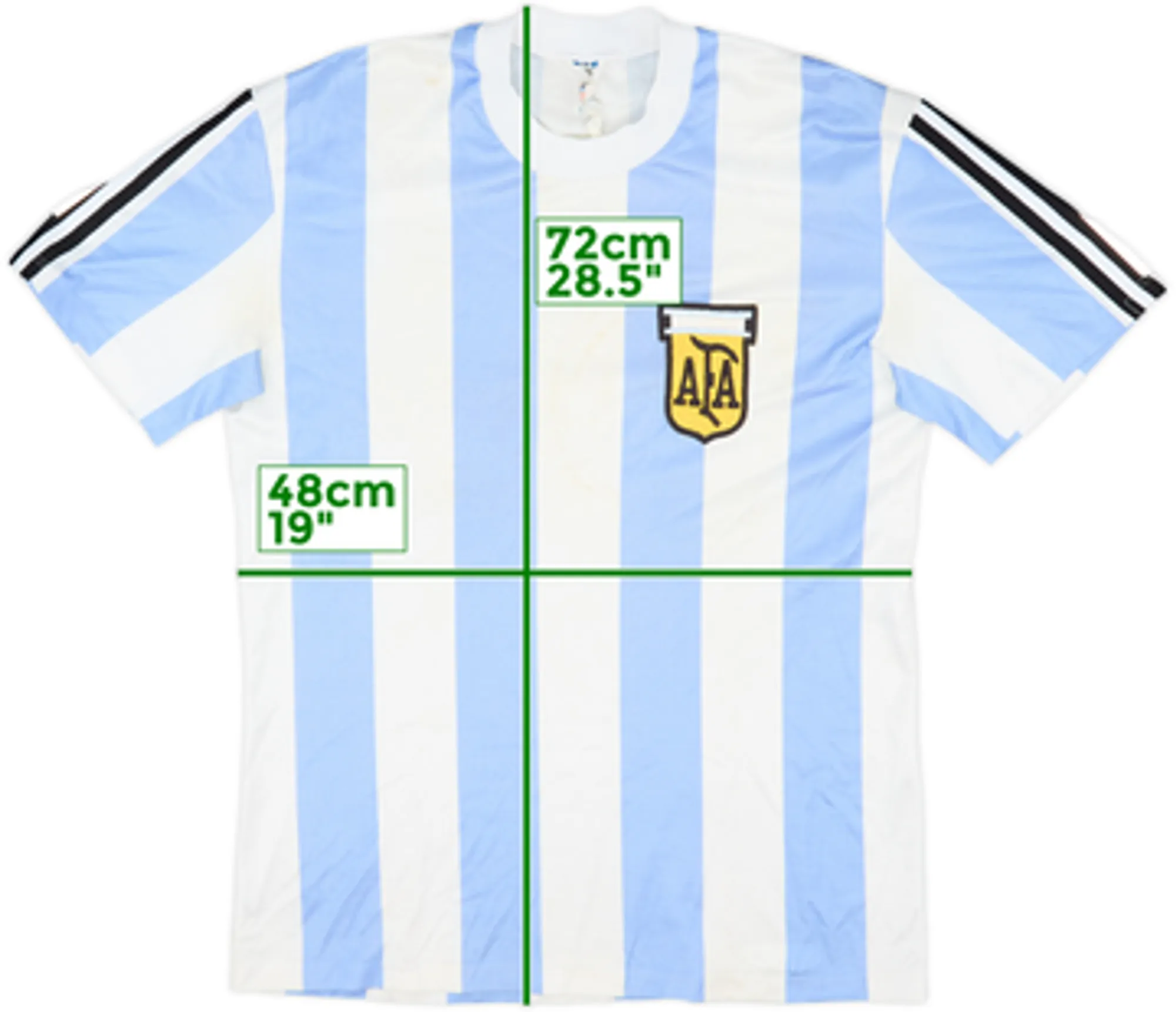 1988 Argentina Home Shirt - 5/10 - (M)