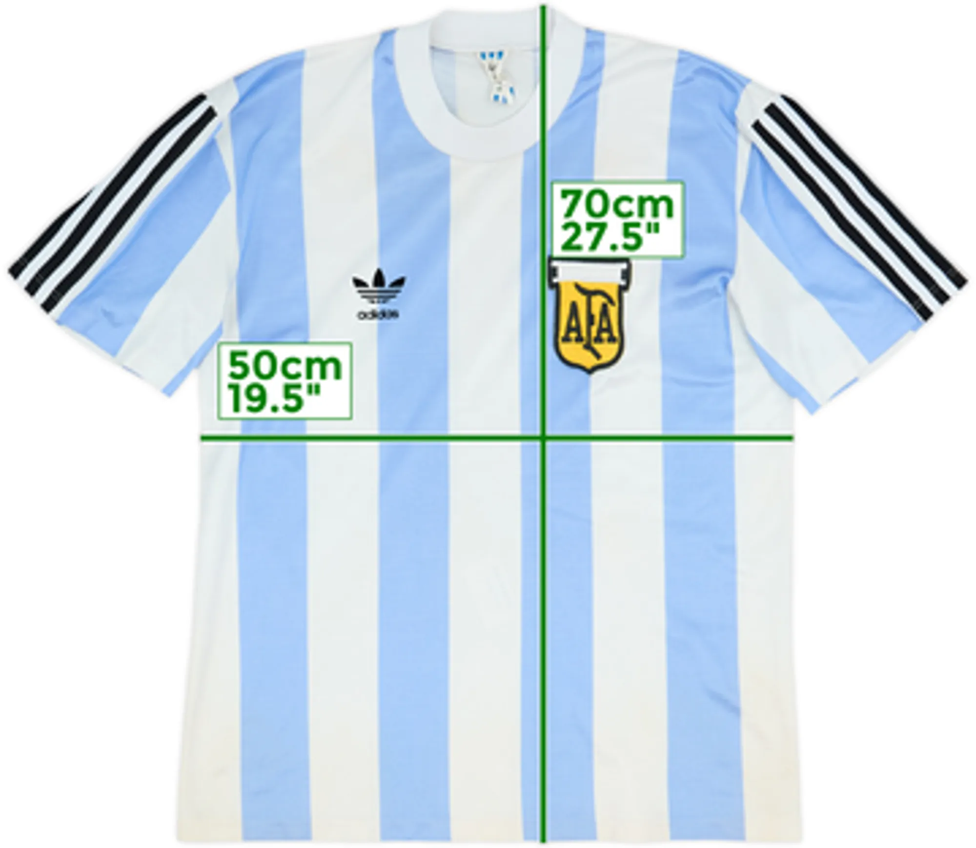 1988 Argentina Home Shirt - 7/10 - (M)