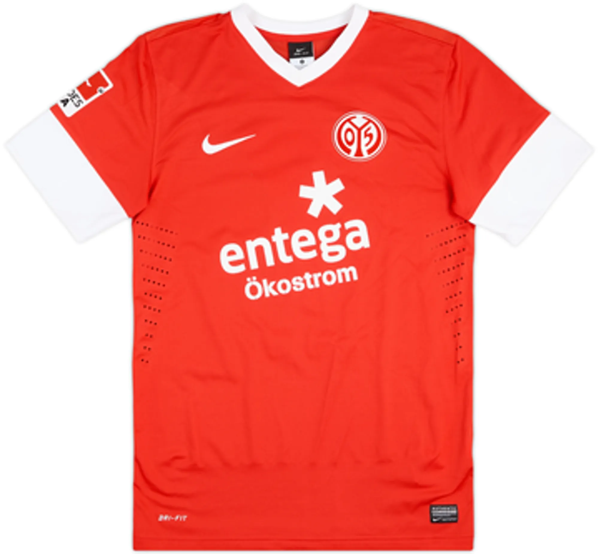 2012-13 FSV Mainz Home Shirt Zimling #7 - 8/10 - (S)