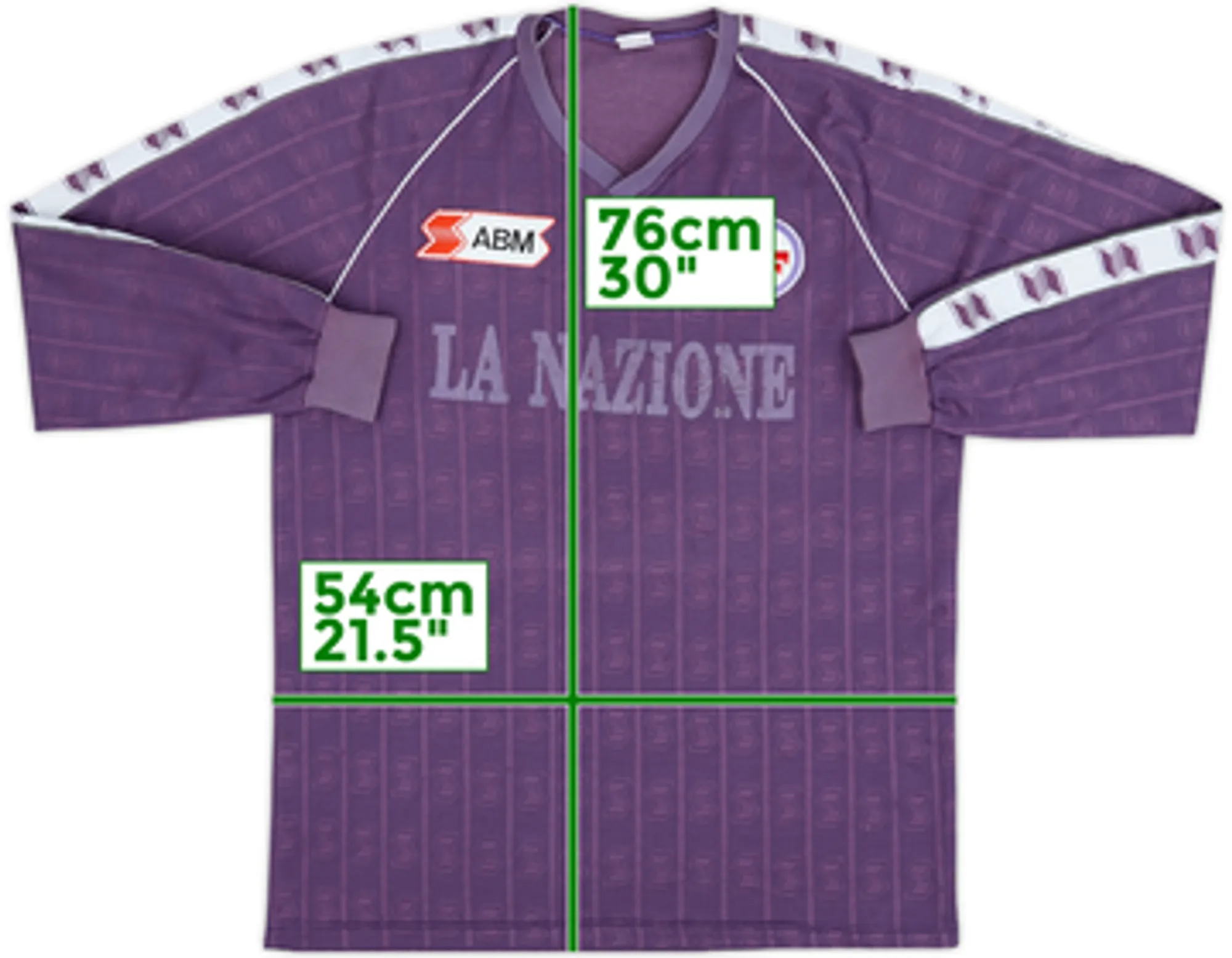 1989-90 Fiorentina ABM Training L/S Shirt - 4/10 - (L)