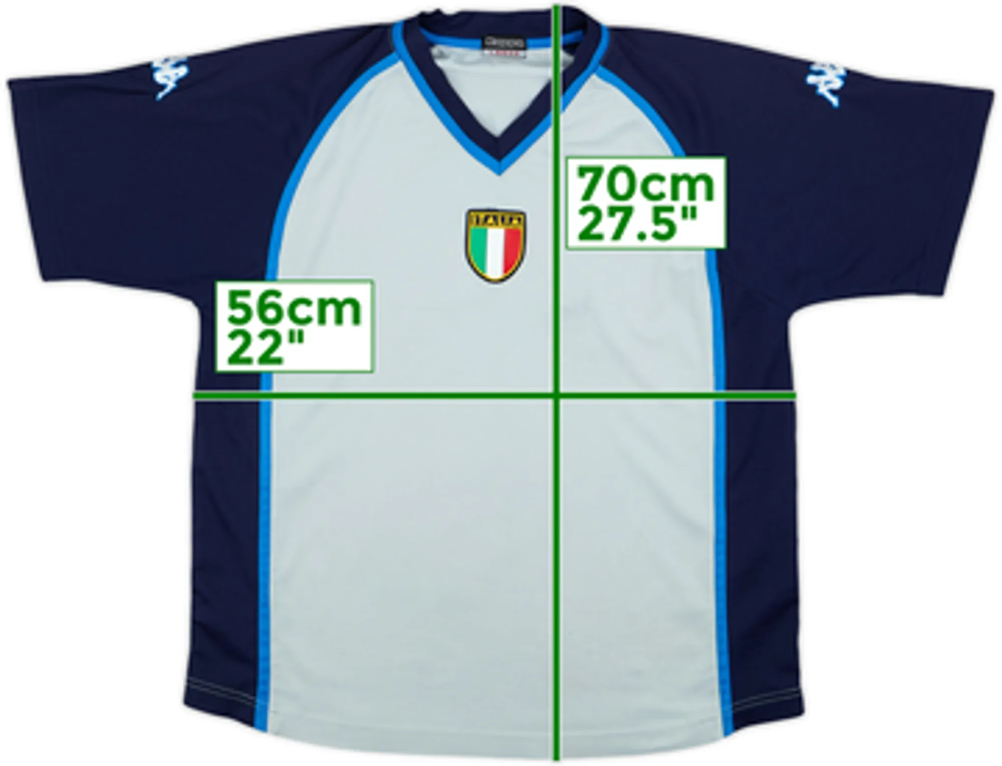 2000-01 Italy Kappa Training Shirt - 9/10 - (L)
