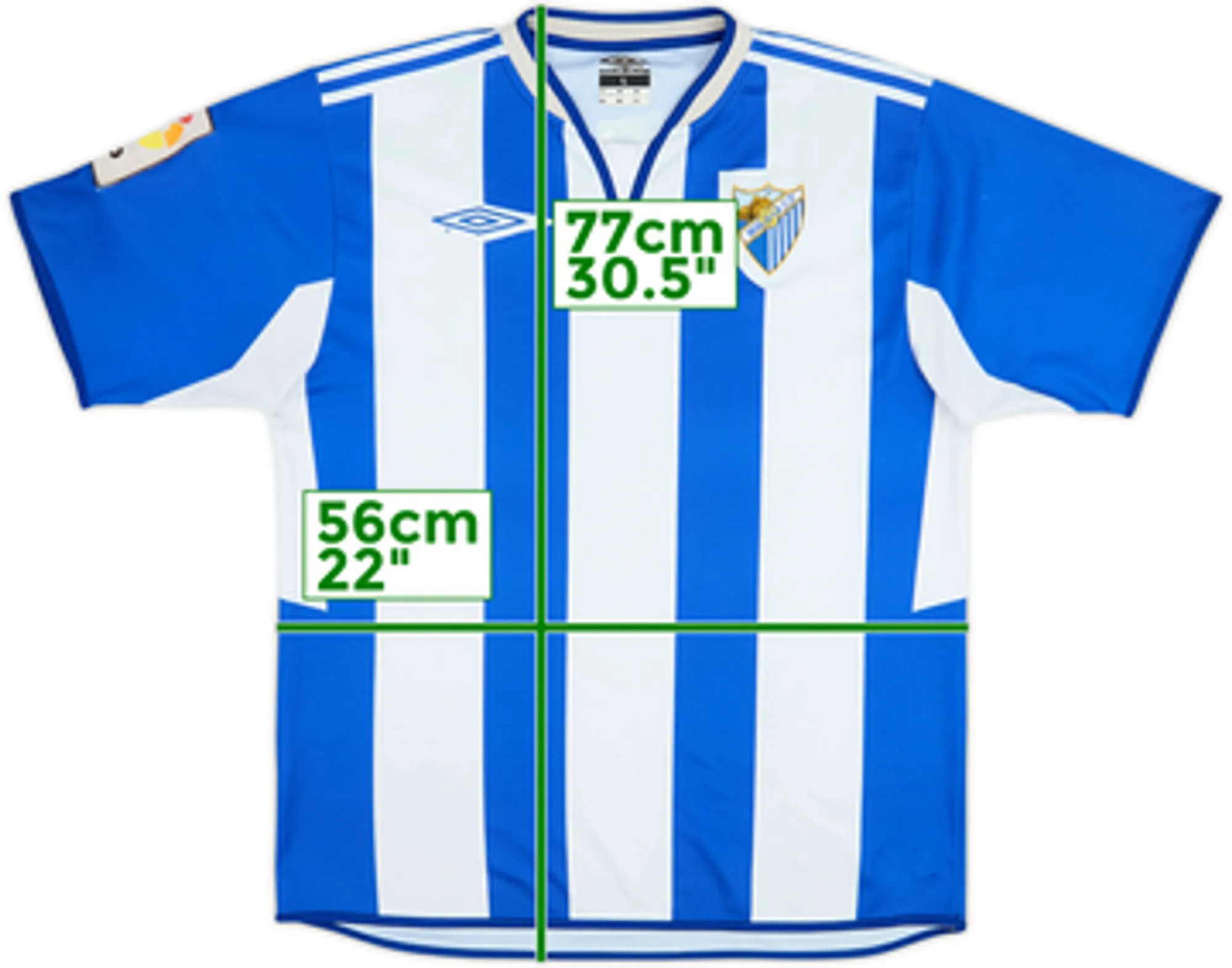 2004-05 Malaga Home Shirt - 6/10 - (L)
