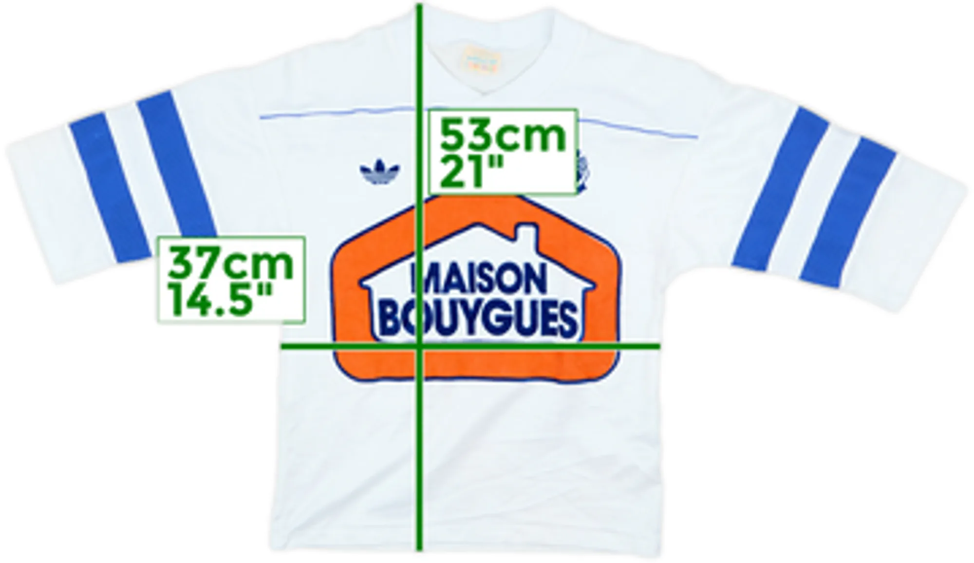1986-87 Olympique Marseille Home Shirt - 9/10 - (M.Boys)