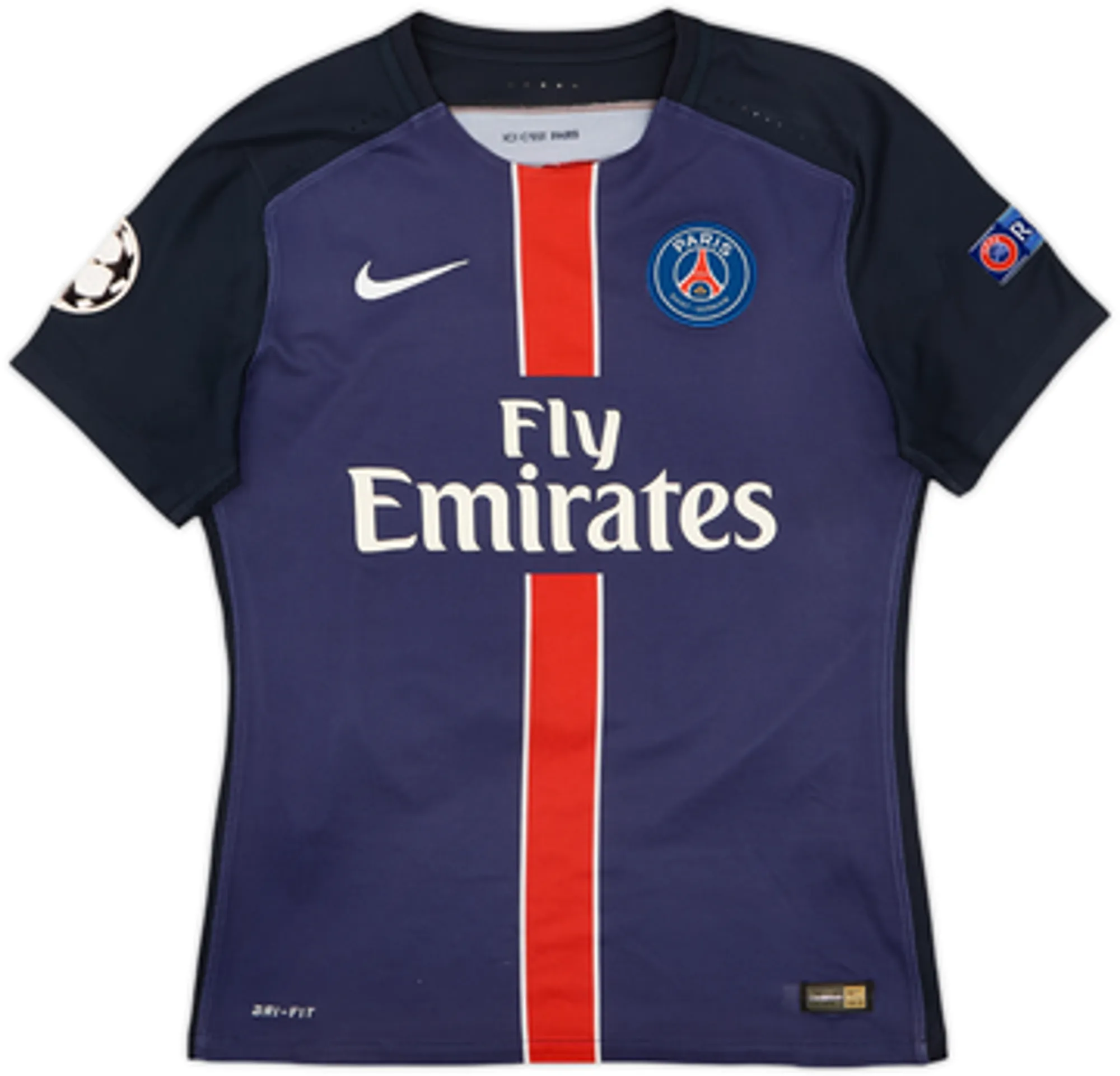 2015-16 Paris Saint-Germain Player Issue Home Shirt Ibrahimovic #10 - 6/10 - (S)