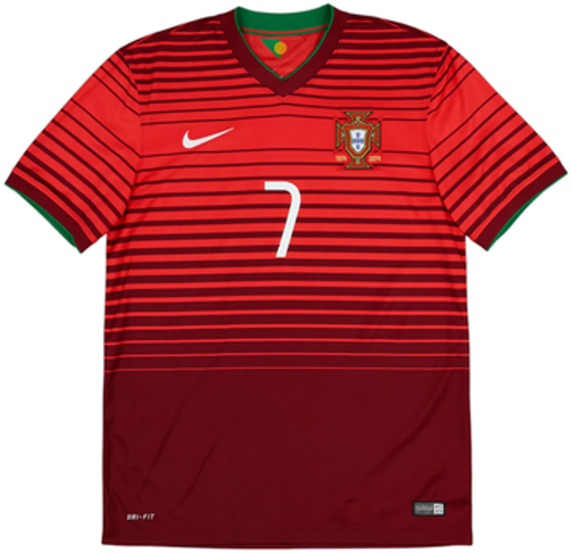 2014-15 Portugal Home Shirt Ronaldo #7 - 5/10 - (M)