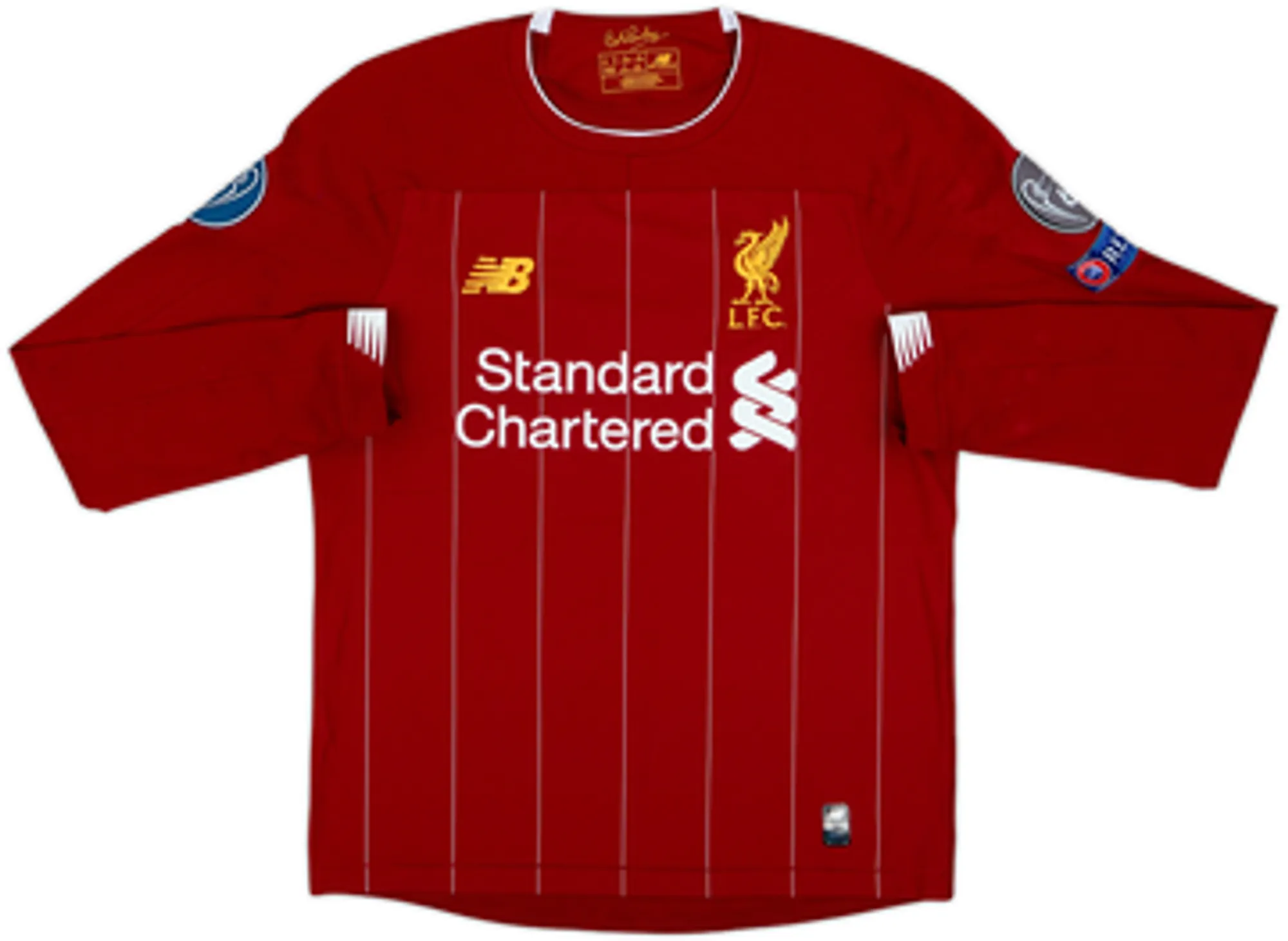 2019-20 Liverpool Home L/S Shirt Origi #27 - 8/10 - (S)