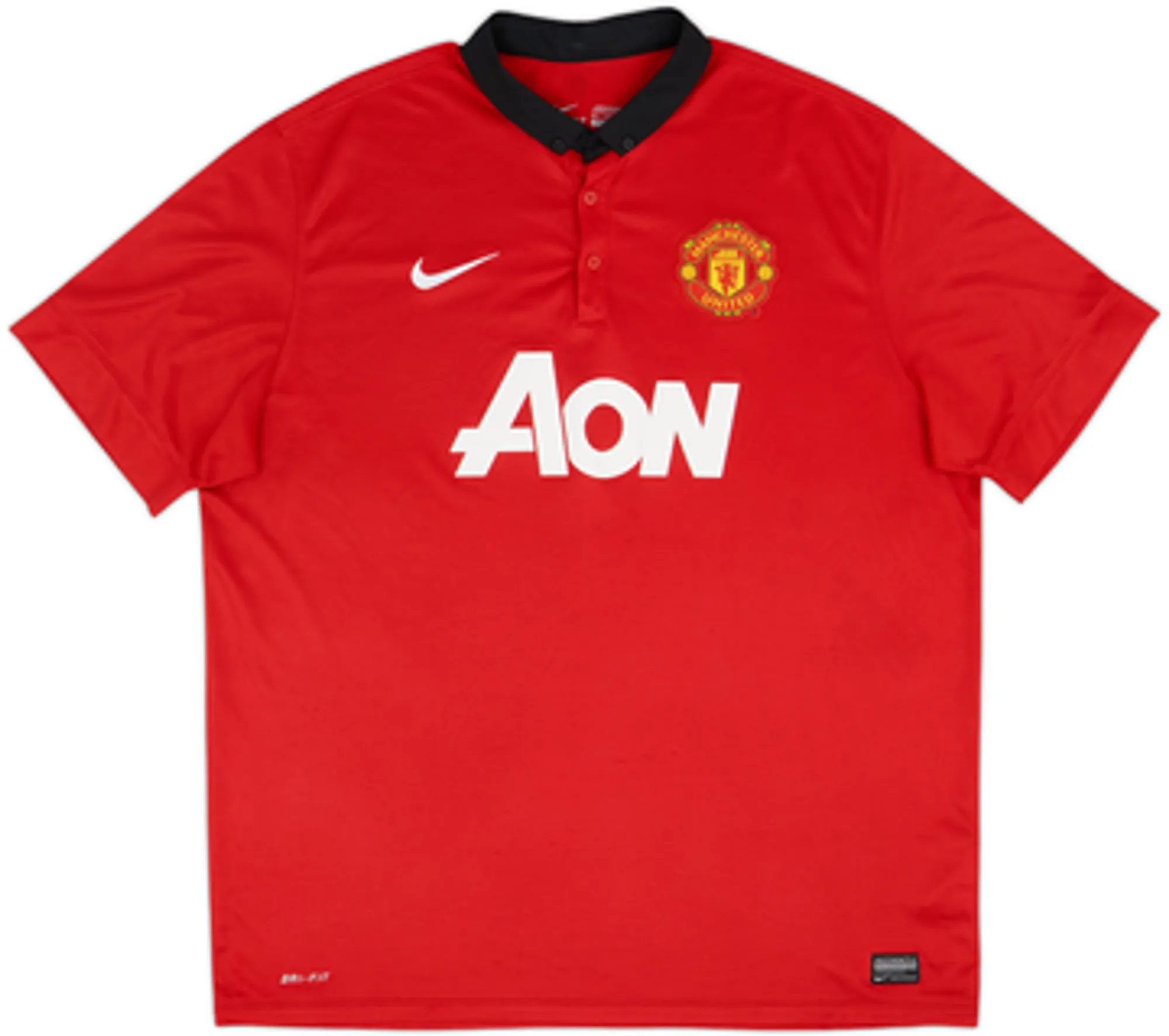 2013-14 Manchester United Home Shirt Mata #8 - 9/10 - (XXL)