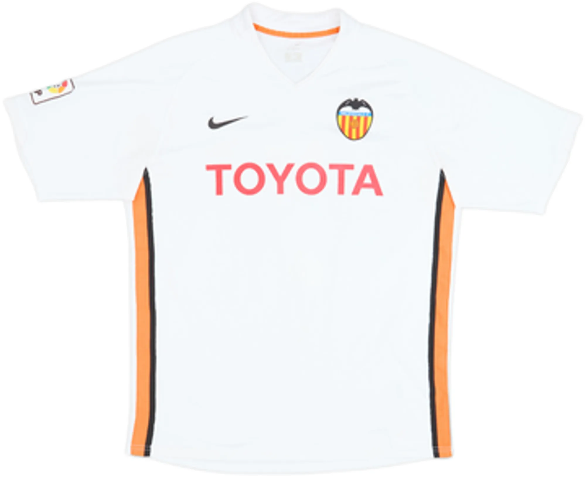 2006-07 Valencia Home Shirt David Villa #7 - 6/10 - (L)
