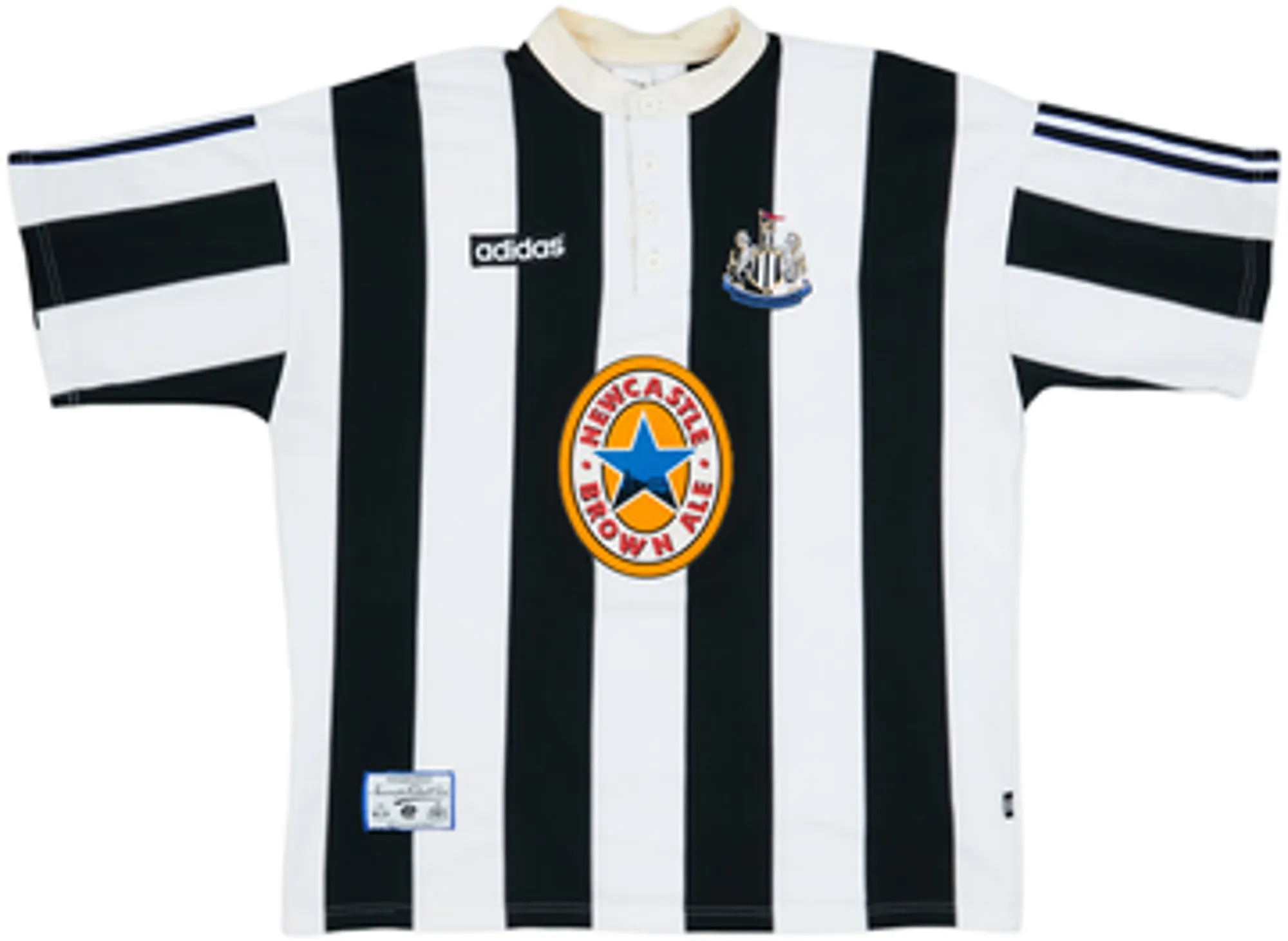 1995-97 Newcastle Home Shirt Asprilla #11 - 8/10 - (S)
