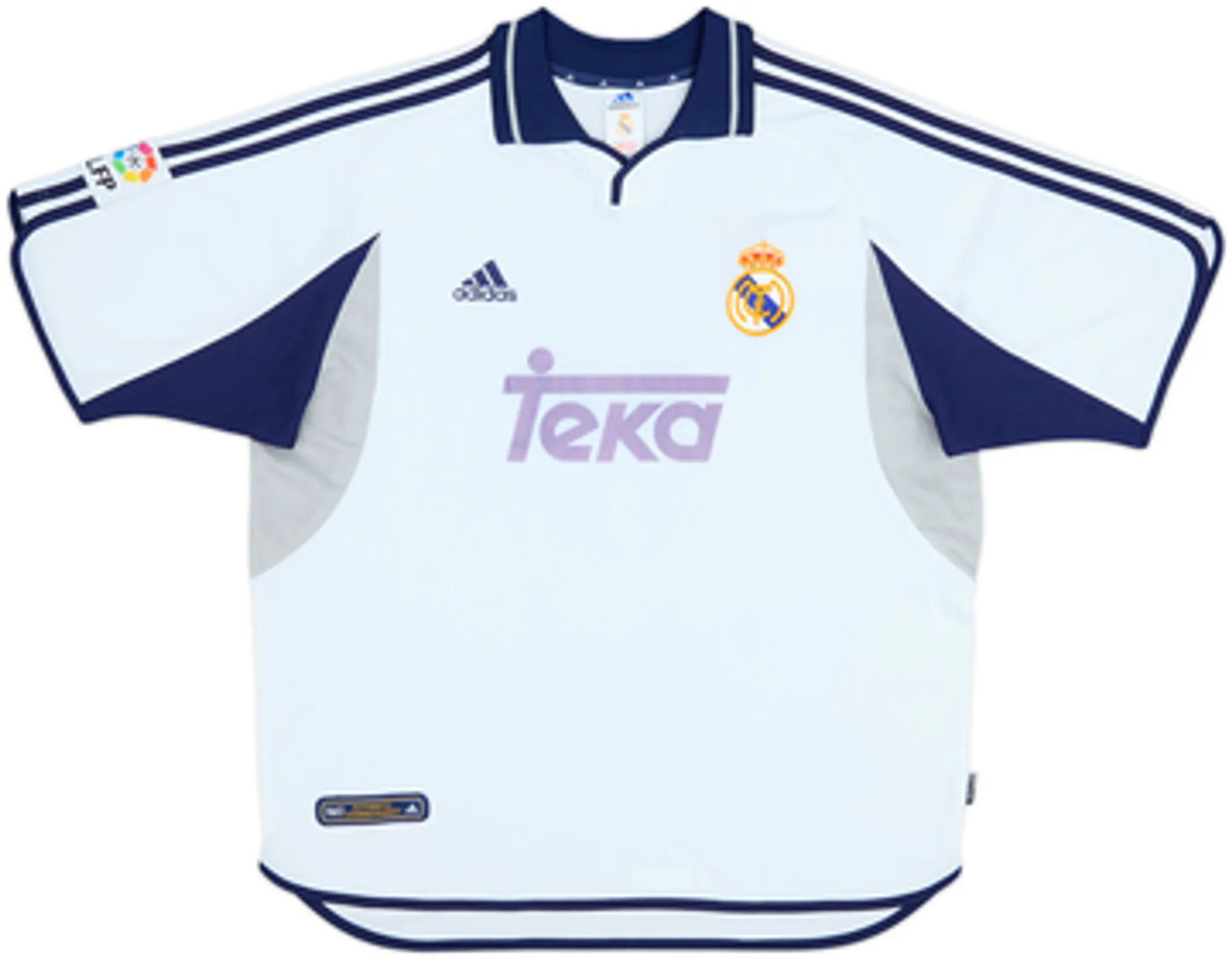 2000-01 Real Madrid Home Shirt Morientes #9 - 6/10 - (XL)