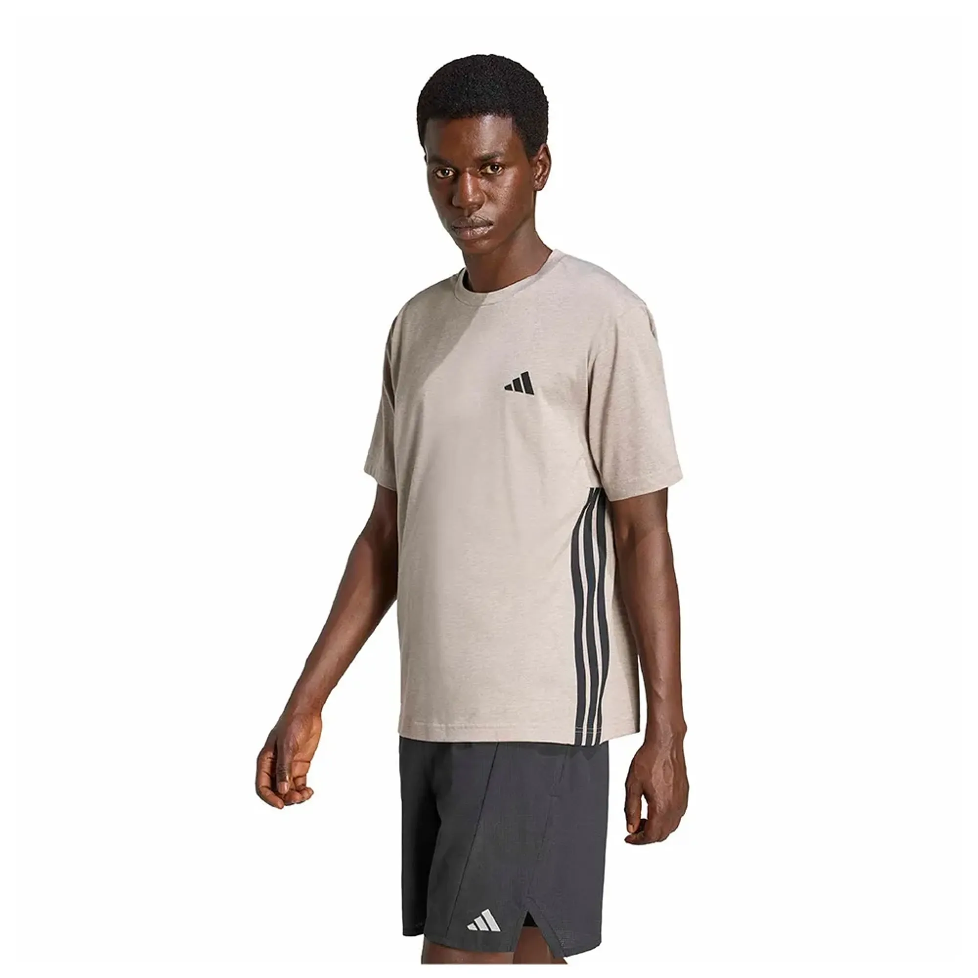 Adidas Workout Essentials Feelready 3 Stripes Short Sleeve T-shirt